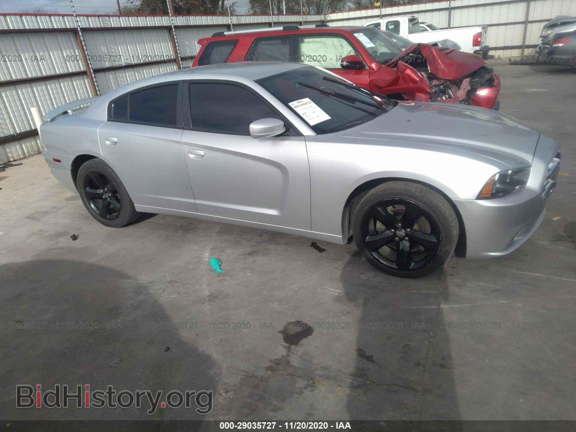 Photo 2C3CDXHG2CH164835 - DODGE CHARGER 2012