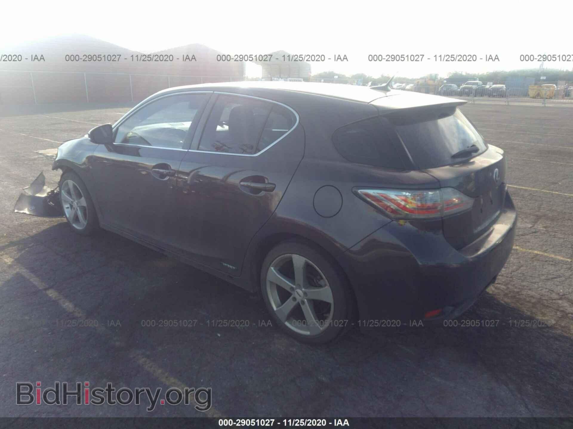 2011 LEXUS CT 200H - VIN: JTHKD5BH5B2007285 - Фото 3