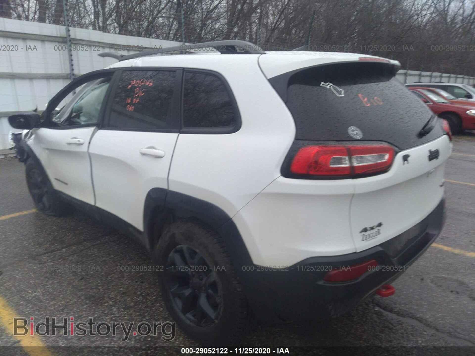 2016 JEEP CHEROKEE - VIN: 1C4PJMBB1GW290287 - Фото 3