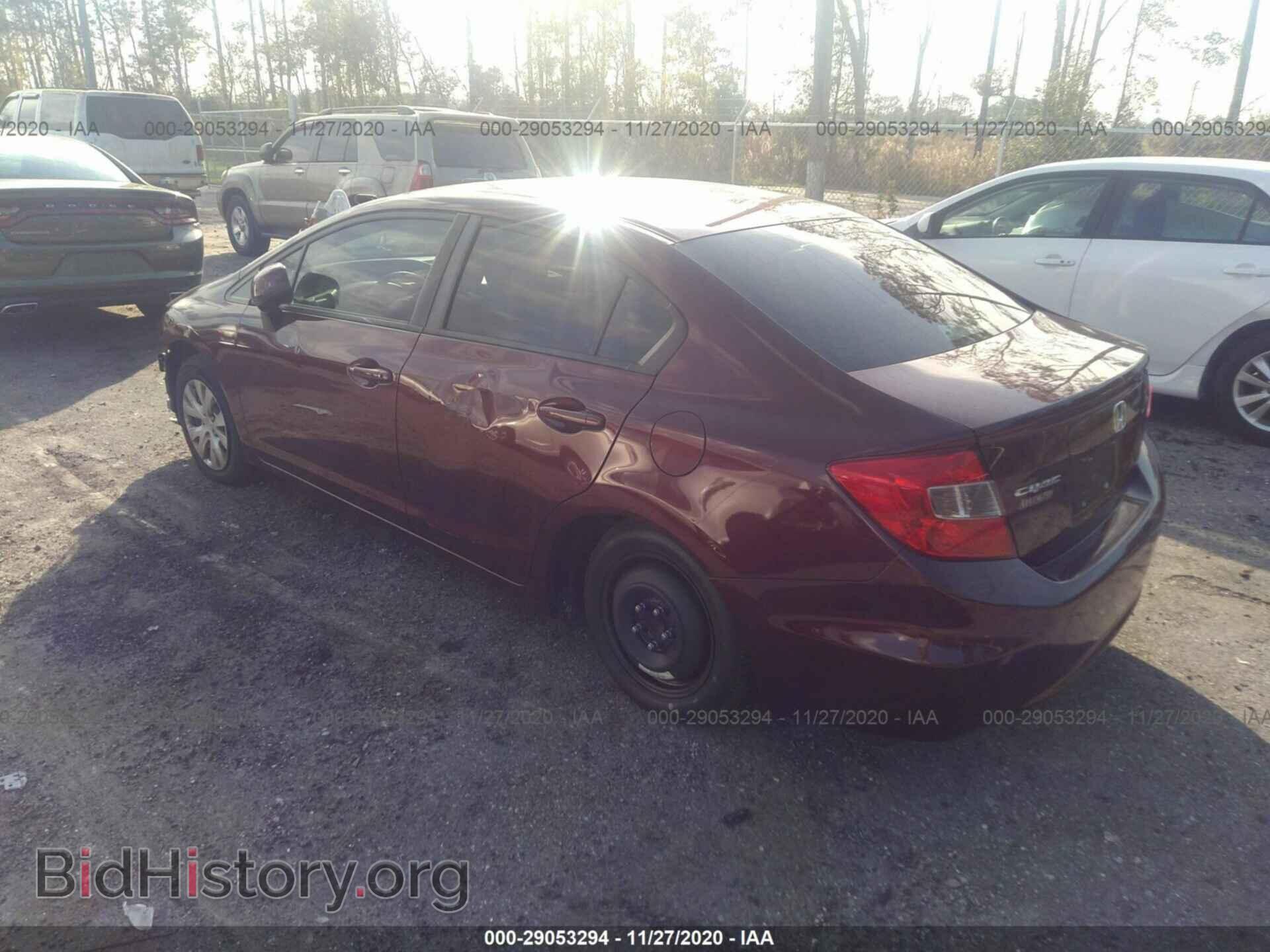 2012 HONDA CIVIC SDN - VIN: 19XFB2F51CE320085 - Фото 3