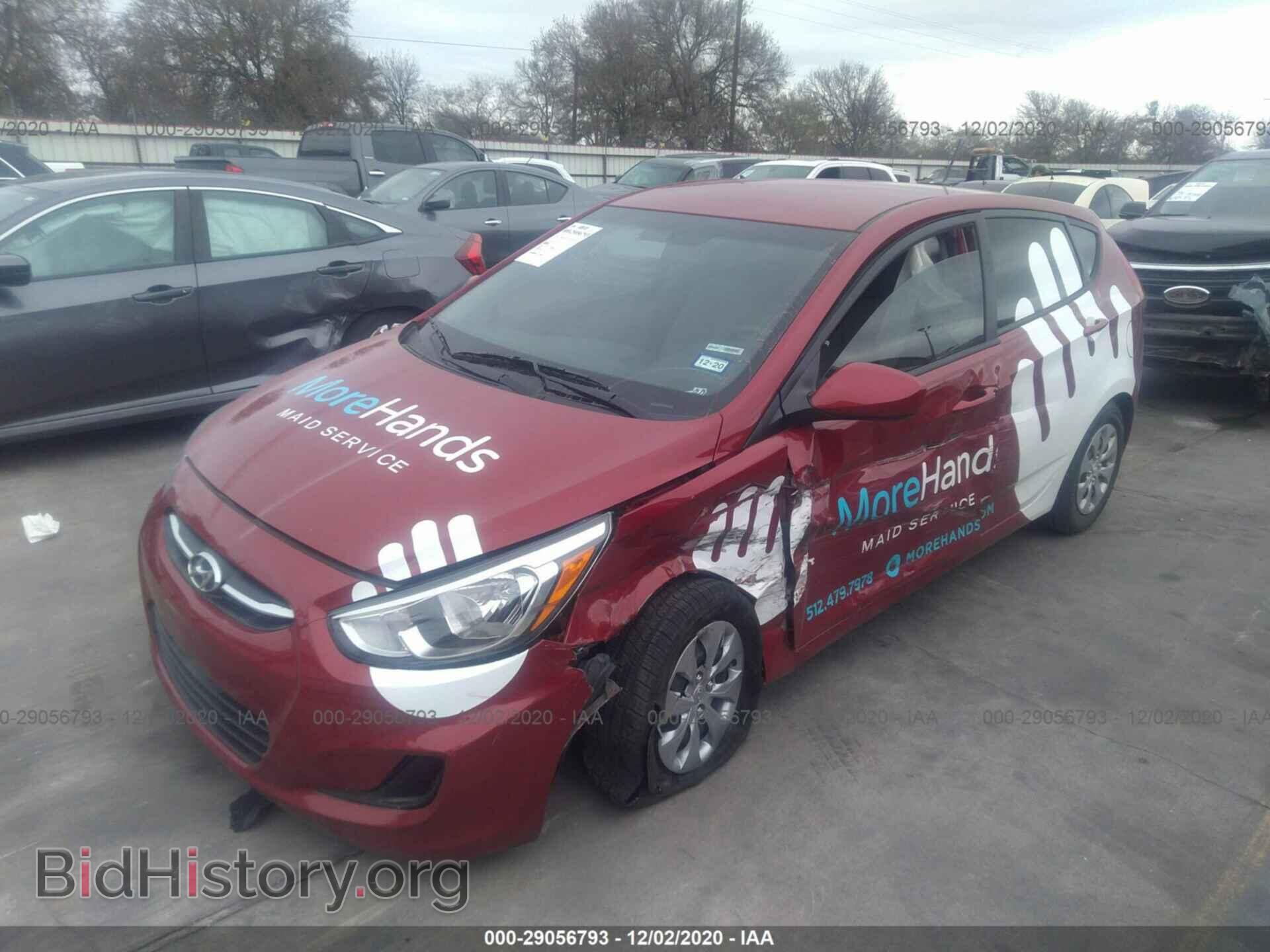 2017 HYUNDAI ACCENT - VIN: KMHCT5AE9HU365868 - Фото 2