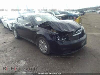 2012 Dodge AVENGER SE, black — VIN 1C3CDZAB8CN285970, IAAI