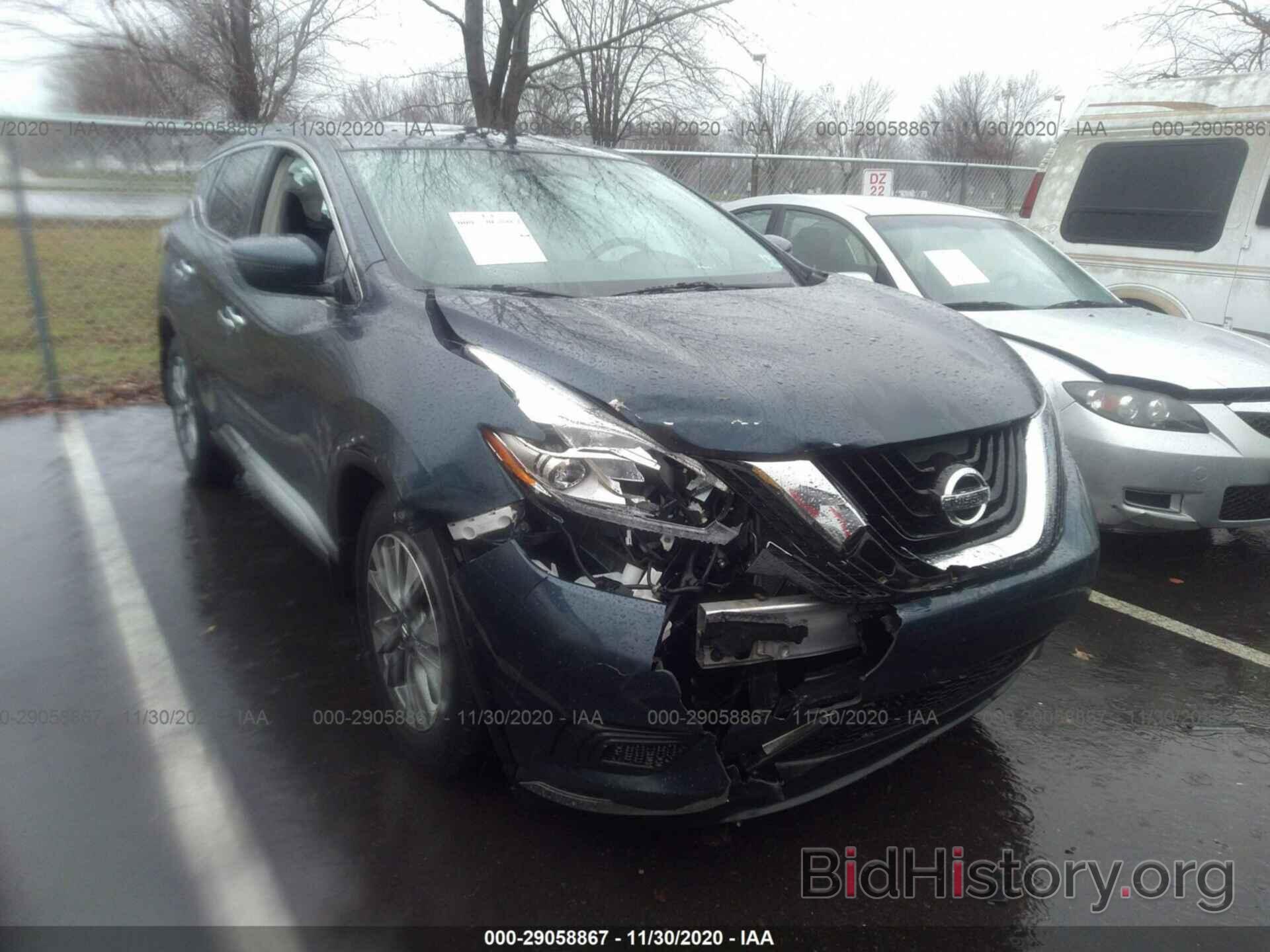 Photo 5N1AZ2MH6HN149609 - NISSAN MURANO 2017