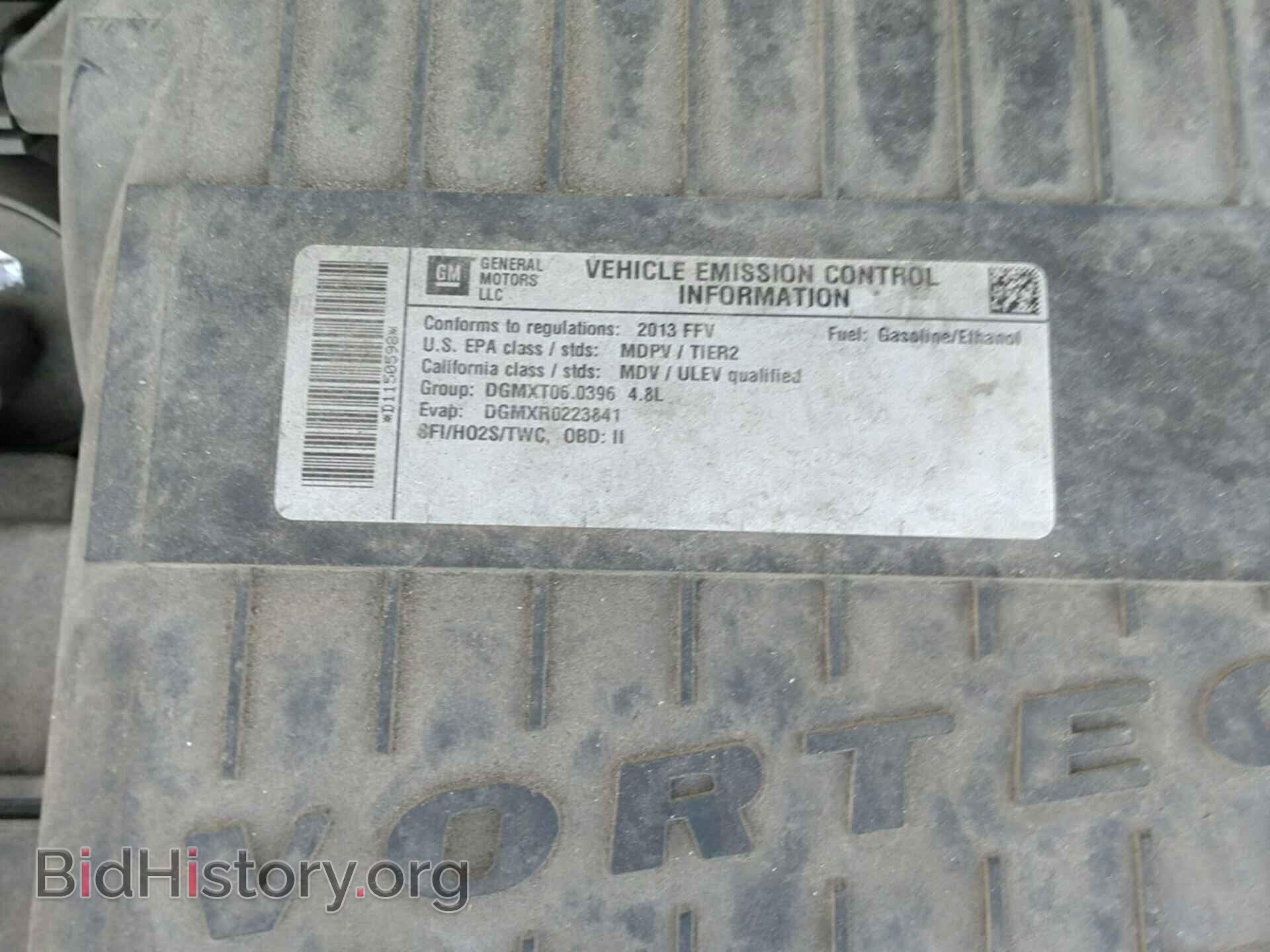 2013 CHEVROLET EXPRESS CARGO VAN - VIN: 1GCWGFBA1D1150598 - Фото 4