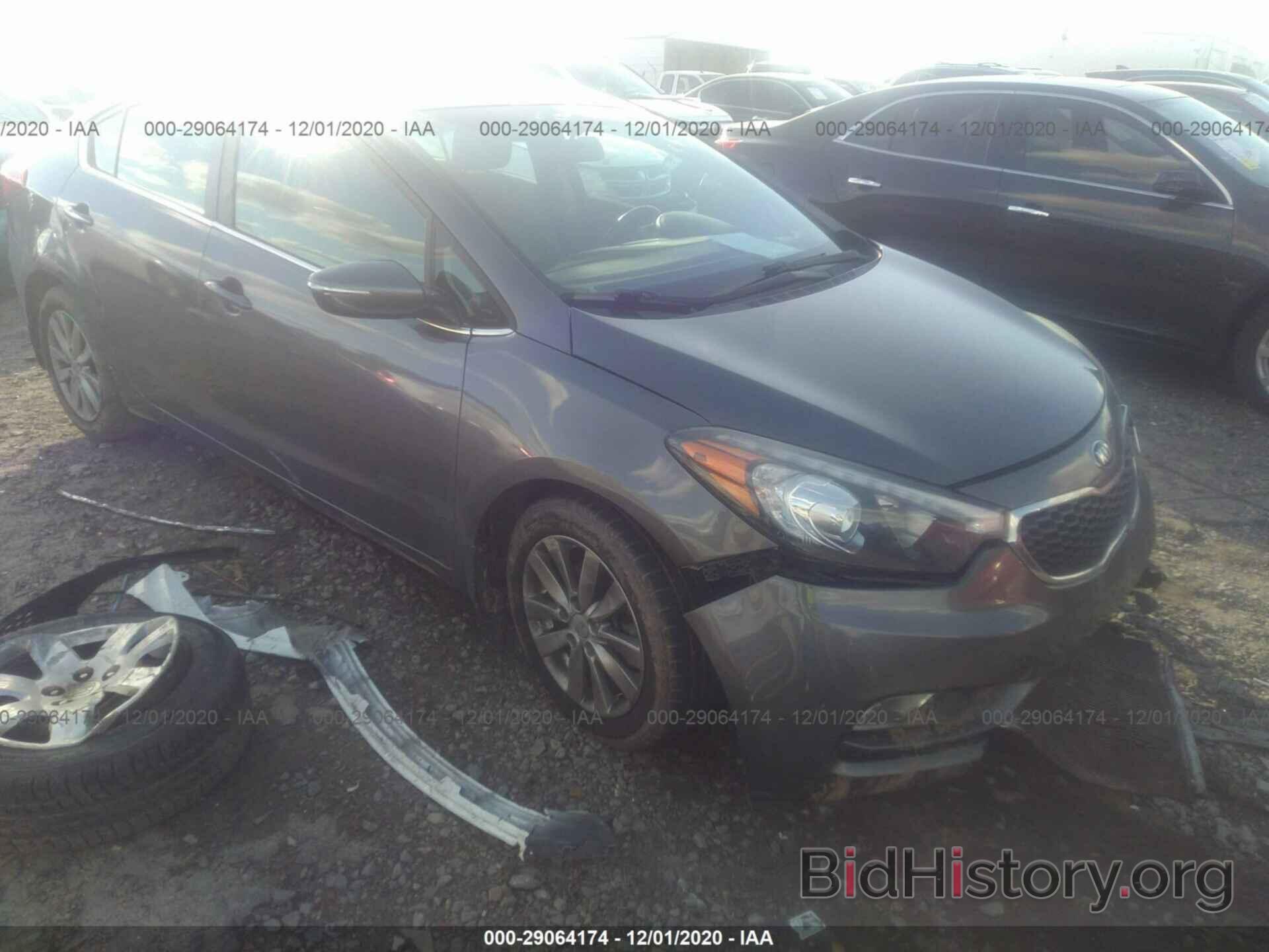 Photo KNAFX4A83E5051324 - KIA FORTE 2014