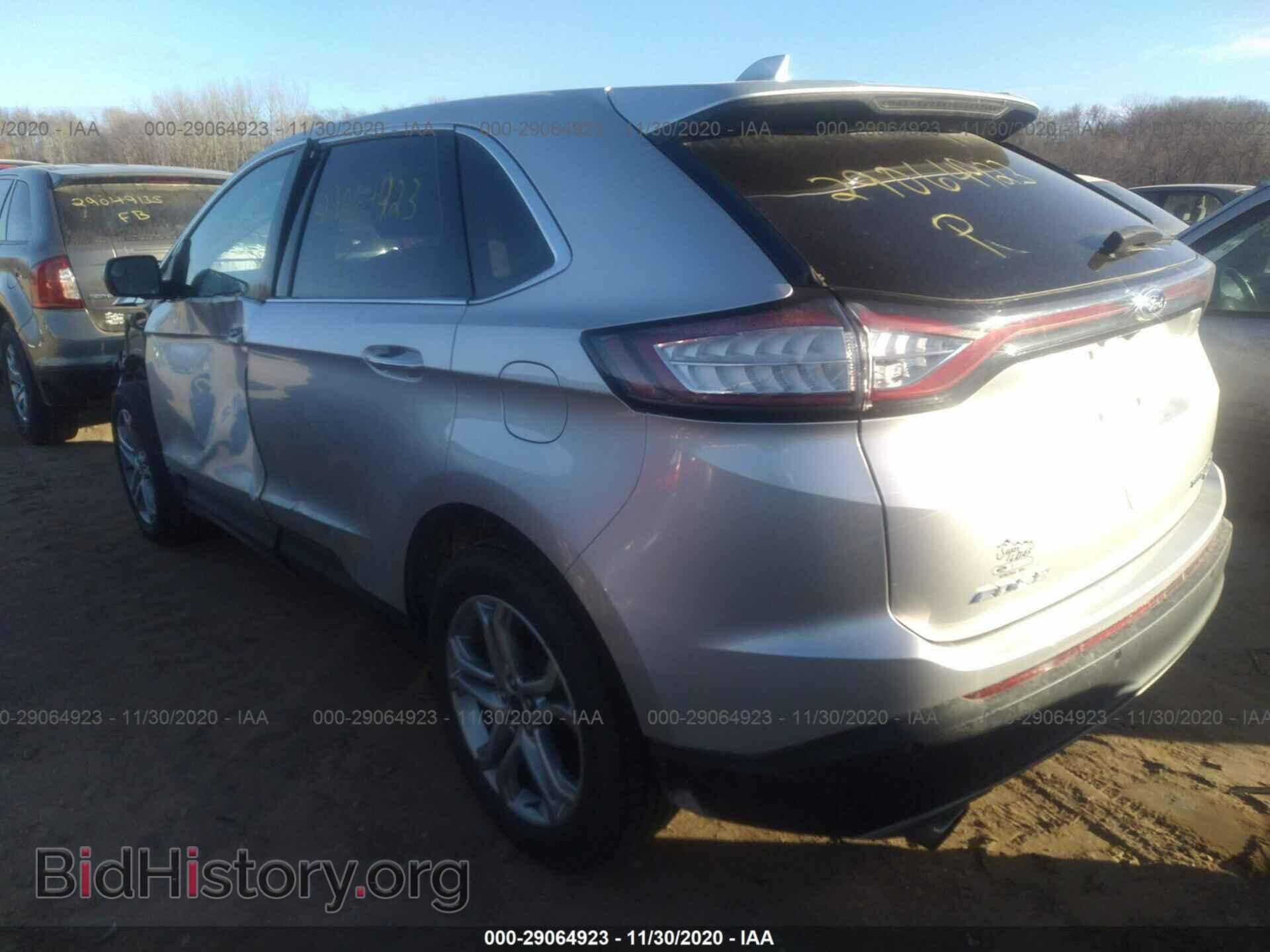 2016 FORD EDGE - VIN: 2FMPK4K99GBB21707 - Фото 3