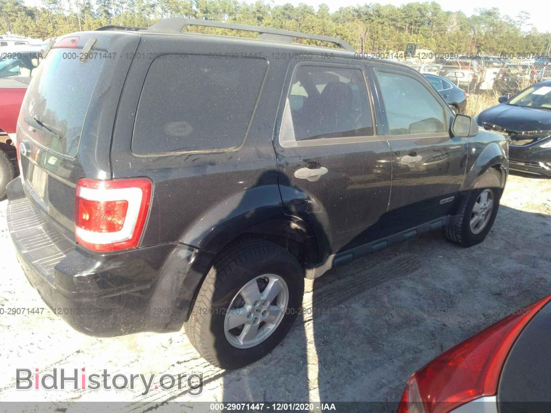 2008 FORD ESCAPE - VIN: 1FMCU03178KD99376 - Фото 4