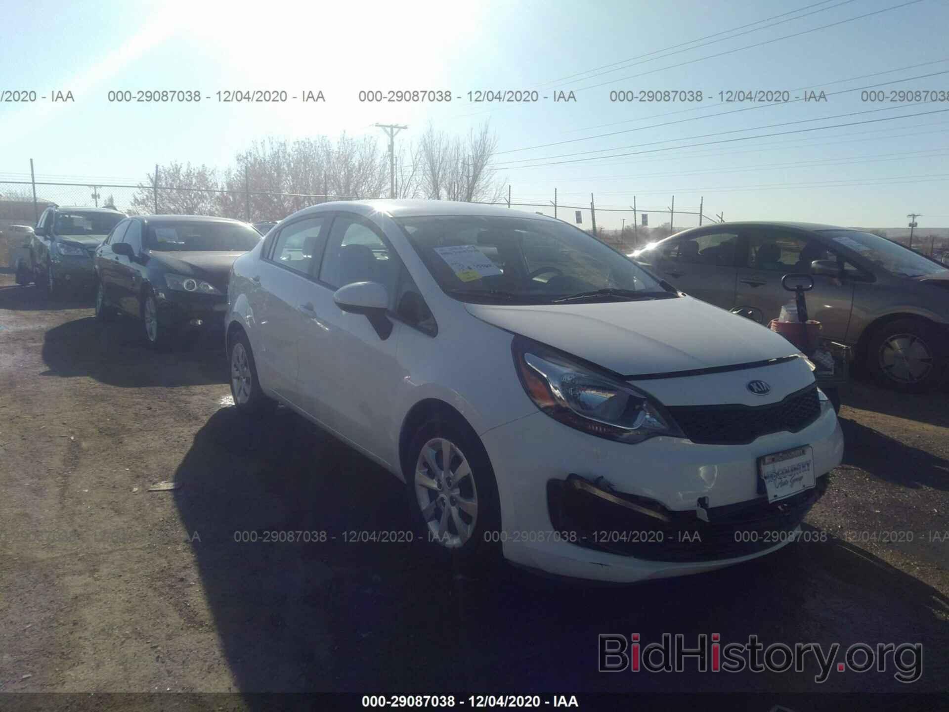 Photo KNADM4A31G6639398 - KIA RIO 2016