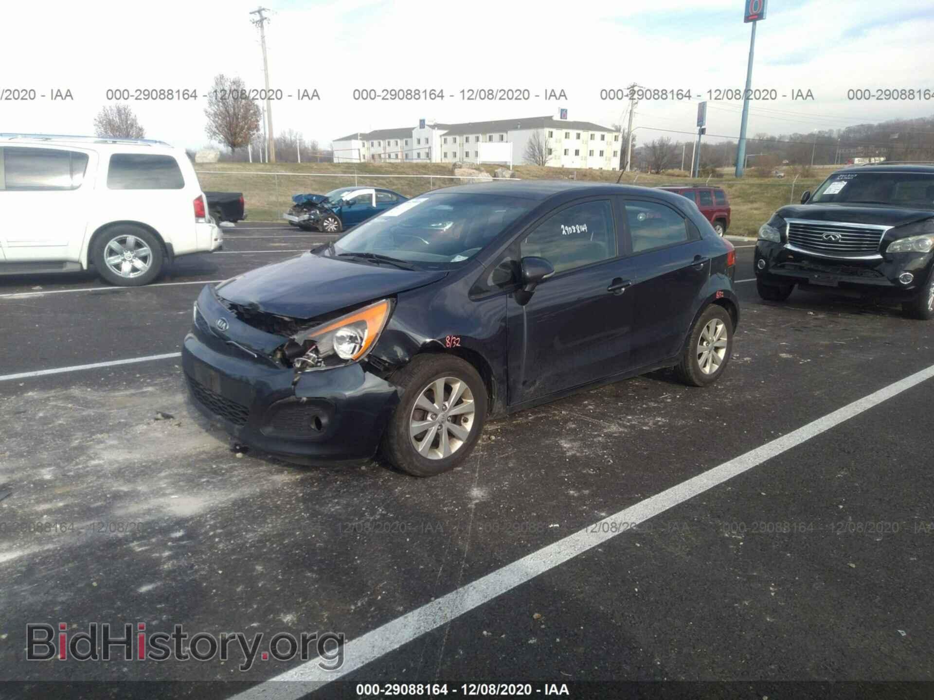 2013 KIA RIO - VIN: KNADN5A37D6118975 - Фото 2