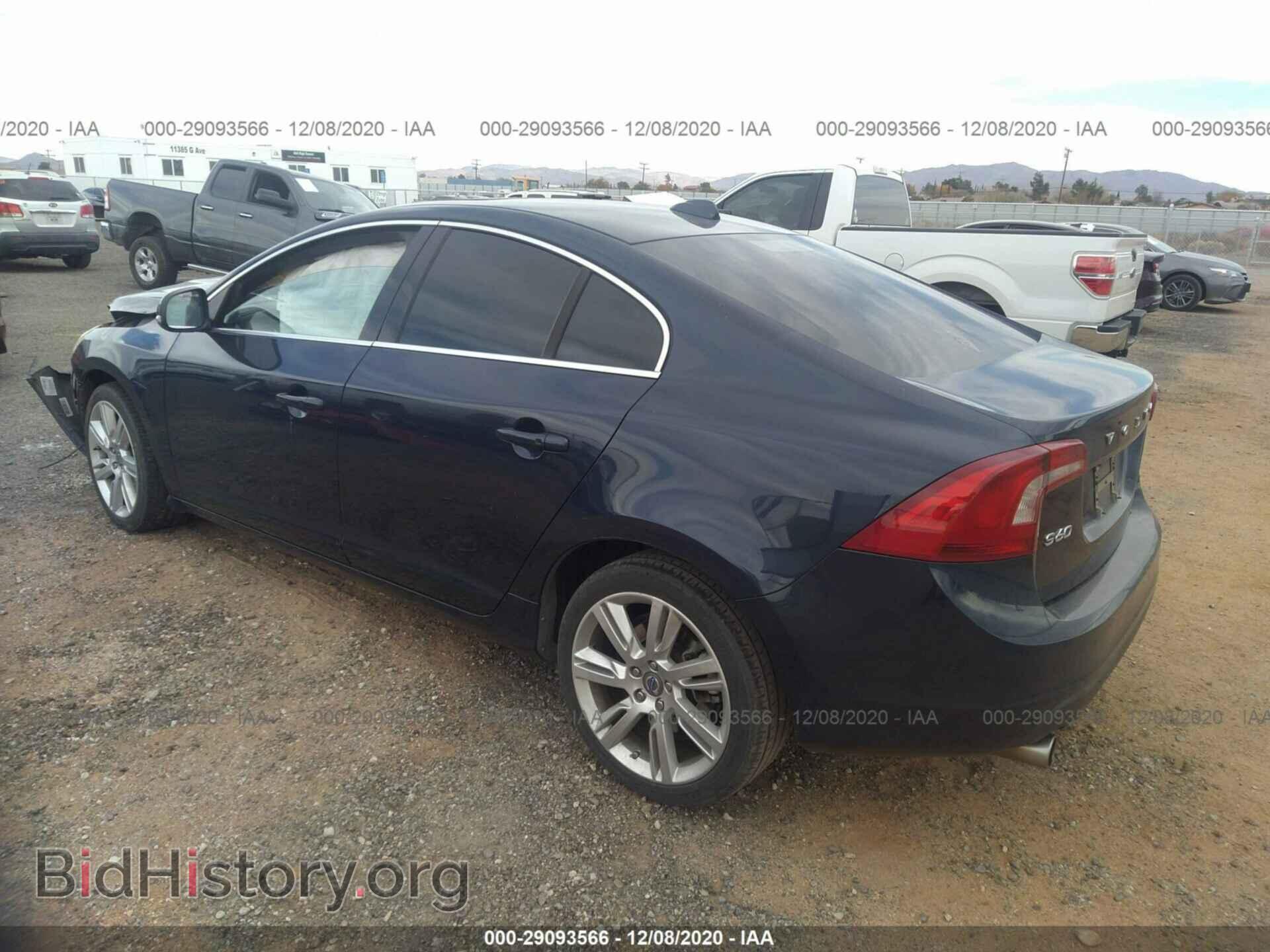 2013 VOLVO S60 - VIN: YV1612FS1D2201163 - Фото 3