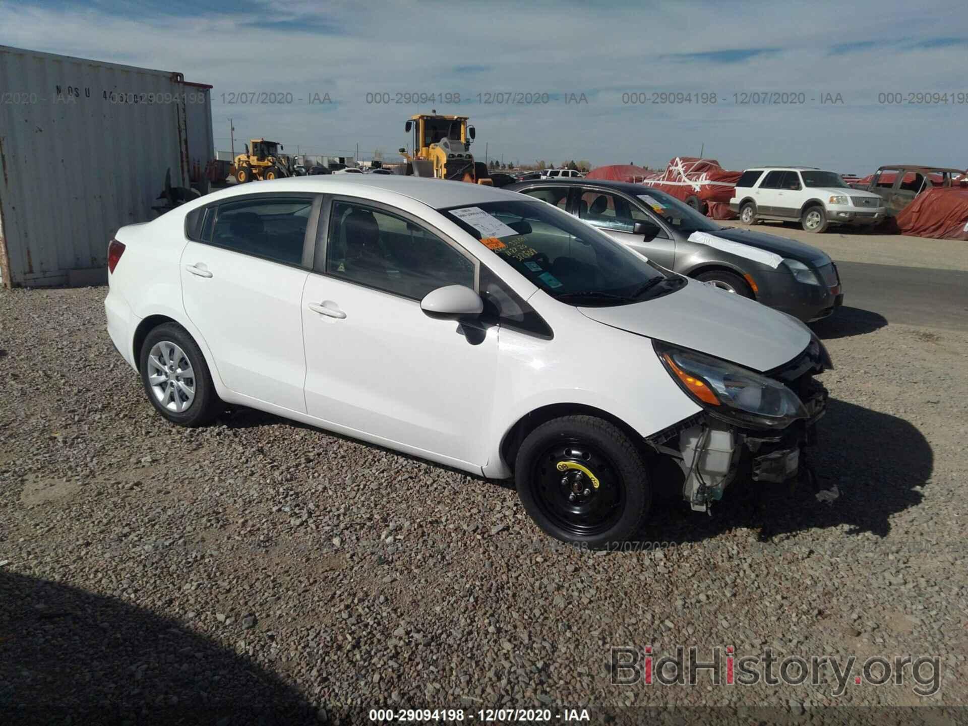 Photo KNADM4A37G6540052 - KIA RIO 2016