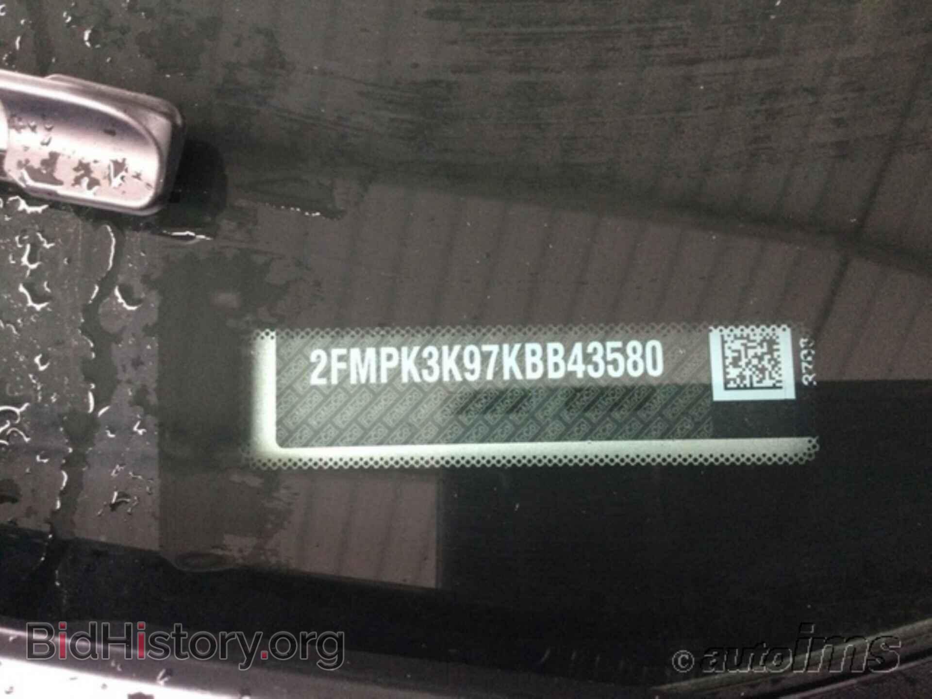2019 FORD EDGE - VIN: 2FMPK3K97KBB43580 - Фото 4