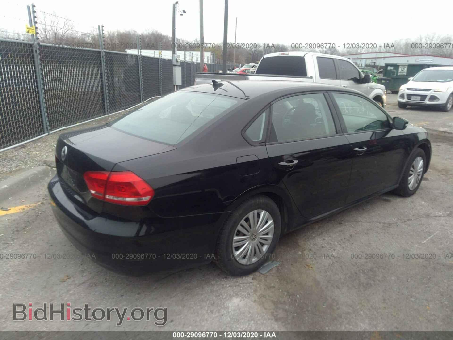 2014 VOLKSWAGEN PASSAT - VIN: 1VWAP7A30EC025825 - Фото 4