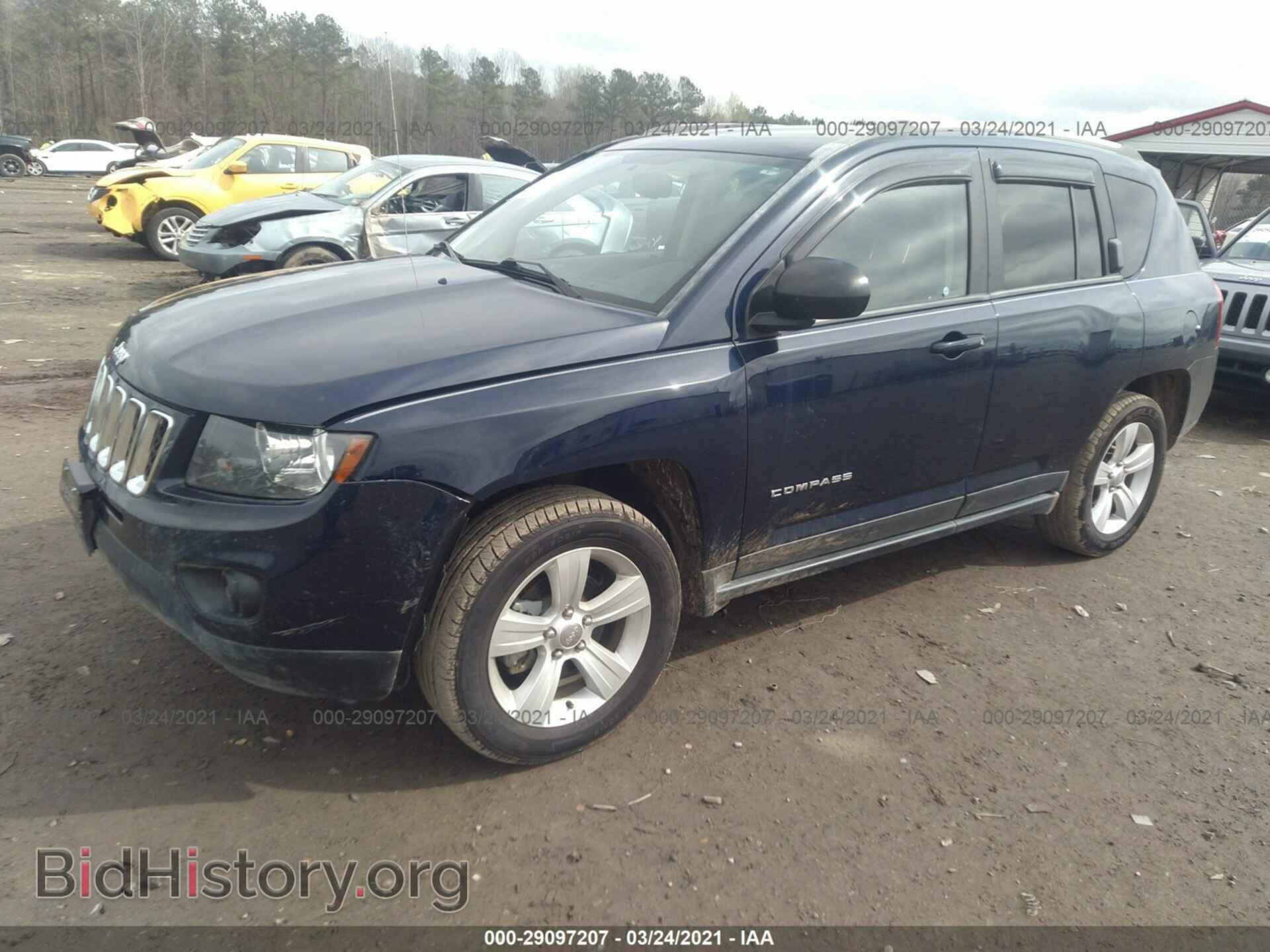 2016 JEEP COMPASS - VIN: 1C4NJDBB9GD551717 - Фото 2