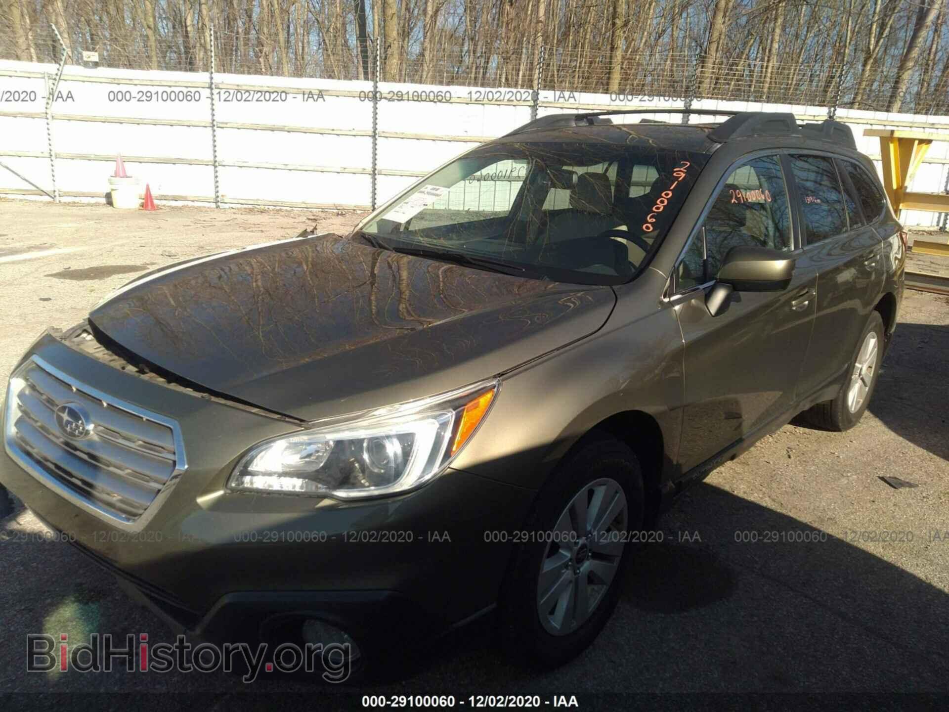2015 SUBARU OUTBACK - VIN: 4S4BSADC5F3210836 - Фото 2