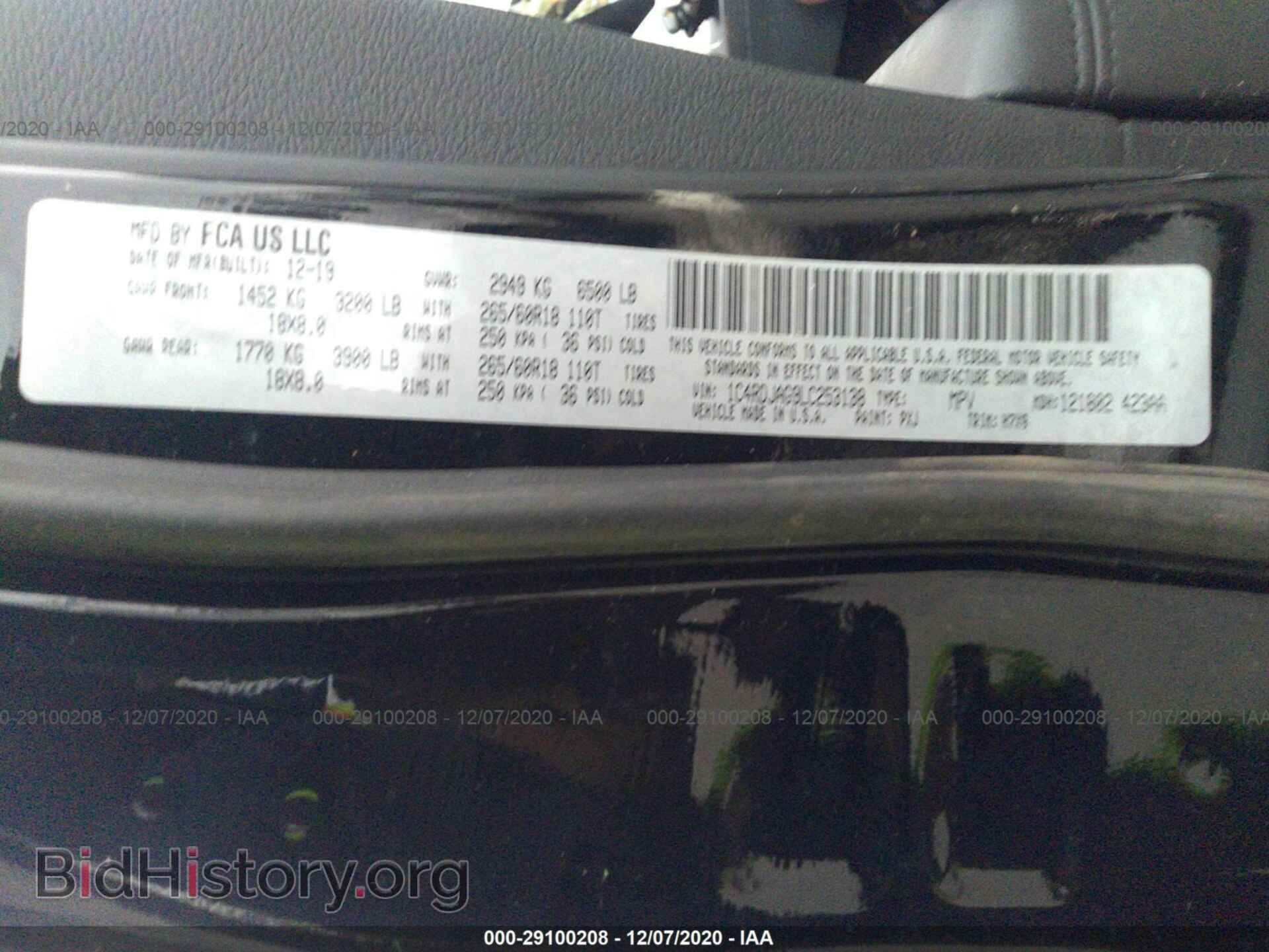 2020 DODGE DURANGO - VIN: 1C4RDJAG9LC253138 - Фото 9