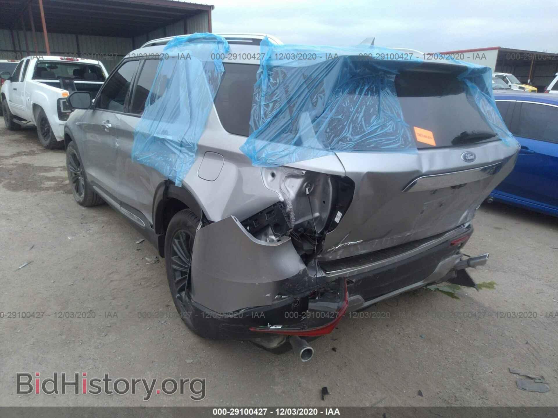 2020 FORD EXPLORER - VIN: 1FMSK7FH2LGB34721 - Фото 3
