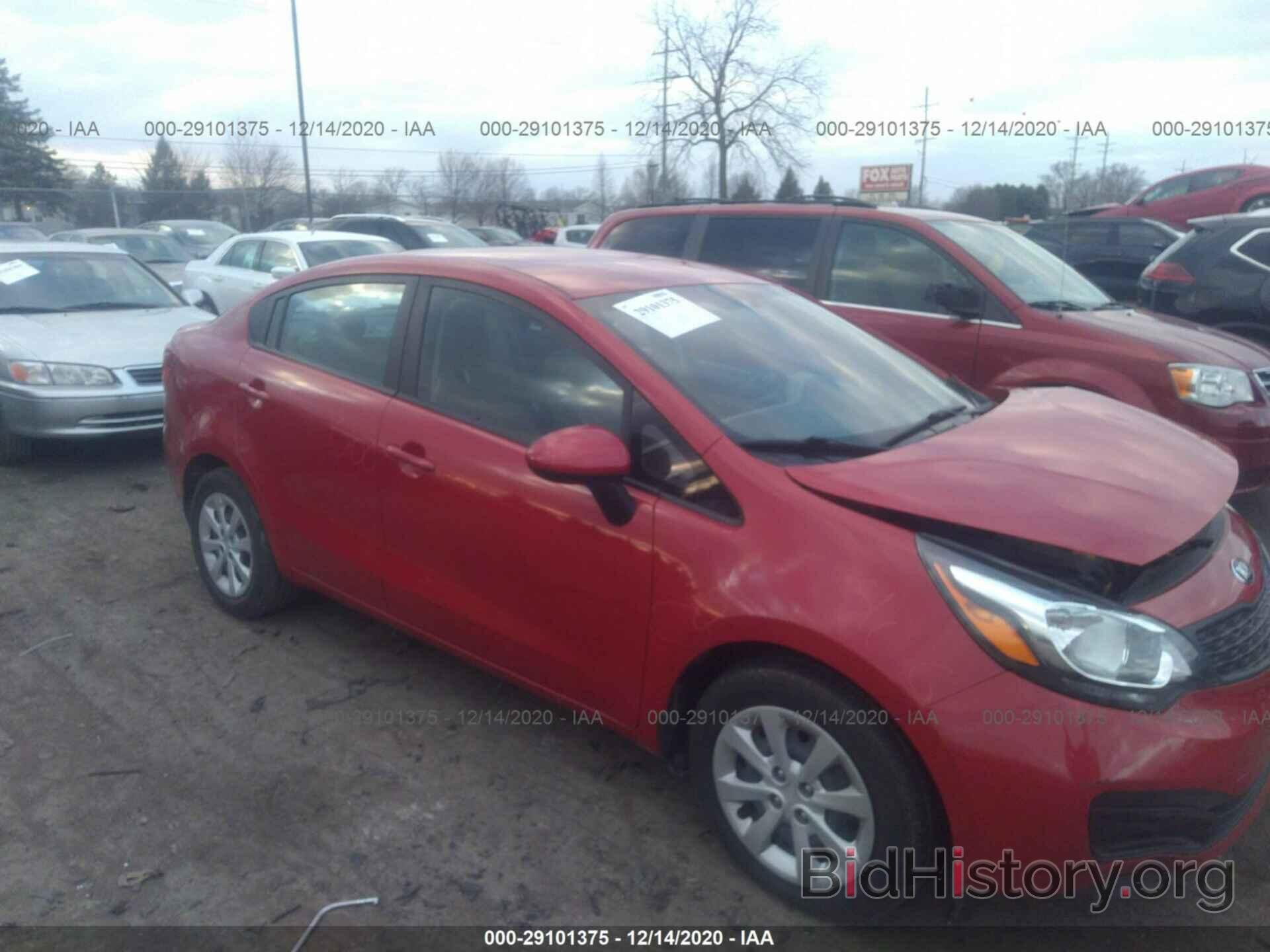 Photo KNADM4A37E6324750 - KIA RIO 2014