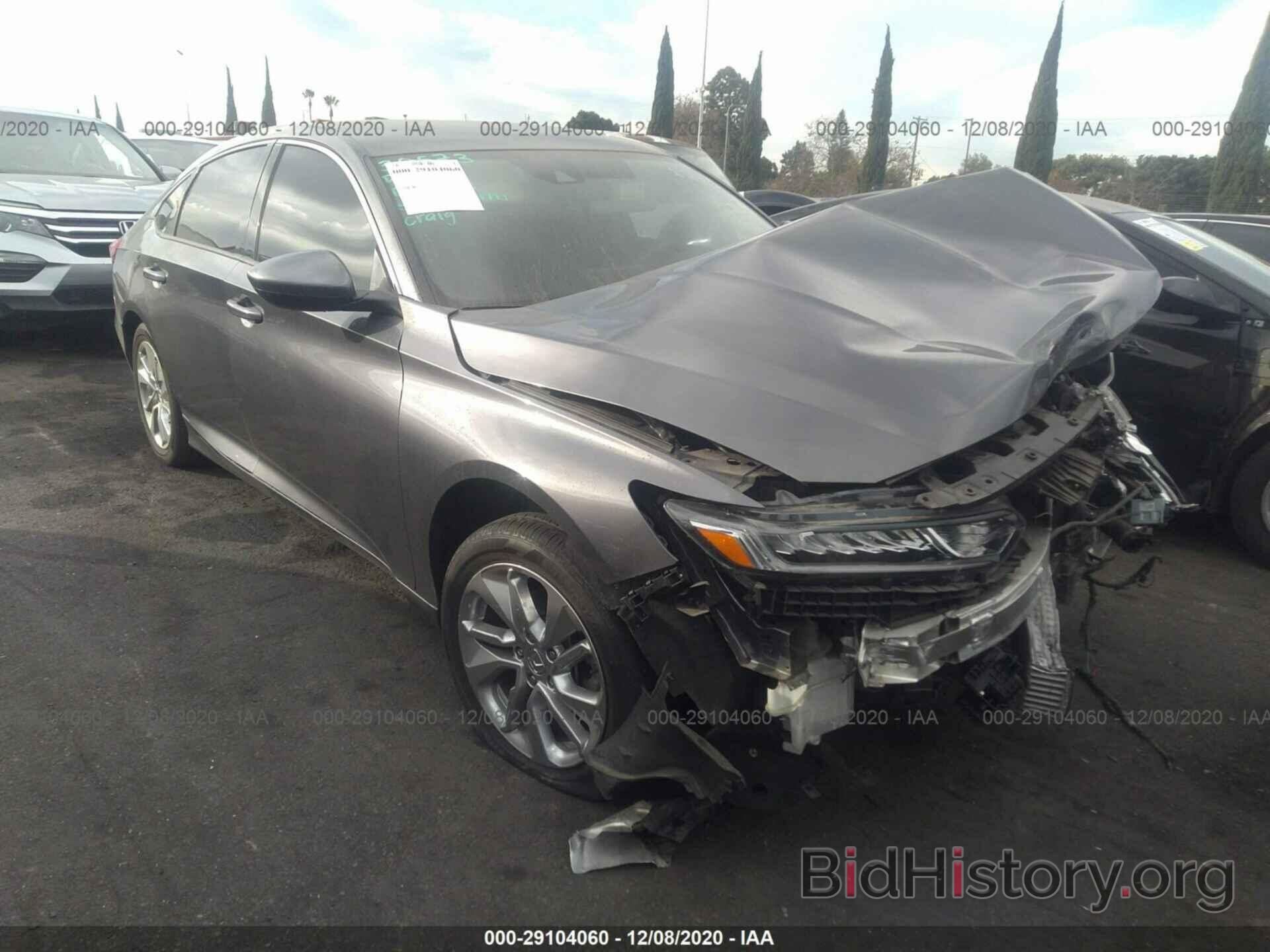 Photo 1HGCV1F18KA022539 - HONDA ACCORD SEDAN 2019