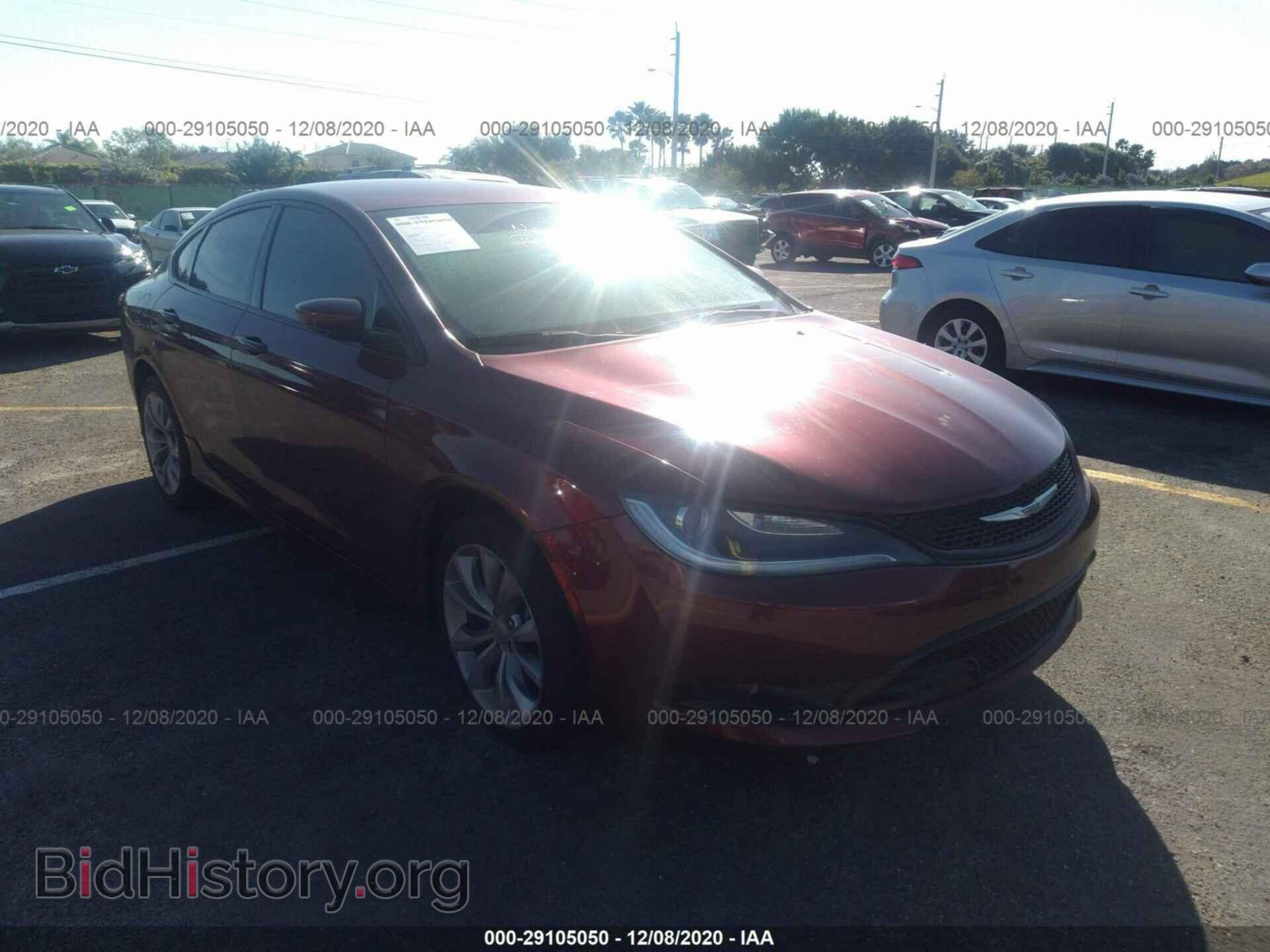 Фотография 1C3CCCBB8FN629302 - CHRYSLER 200 2015