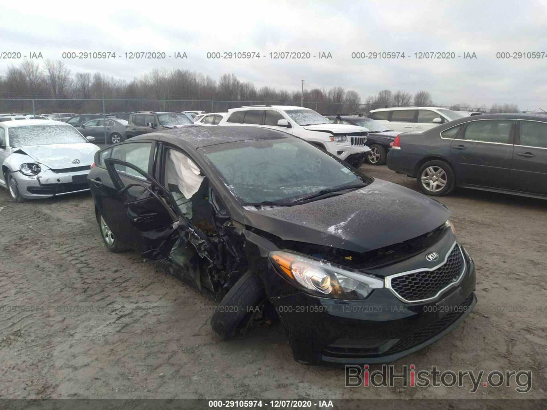 Photo KNAFK4A69F5434554 - KIA FORTE 2015