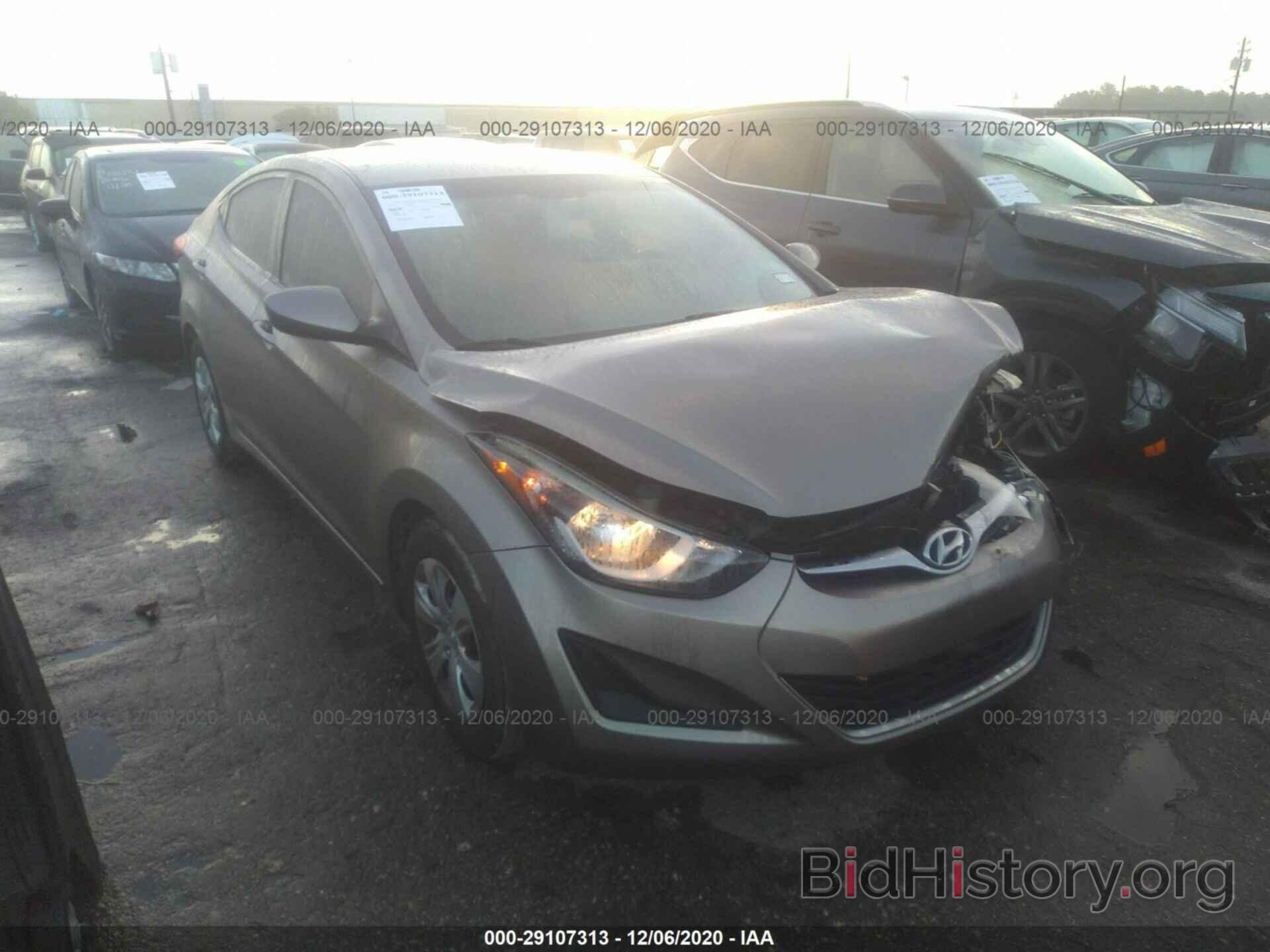 Фотография 5NPDH4AE2GH731666 - HYUNDAI ELANTRA 2016