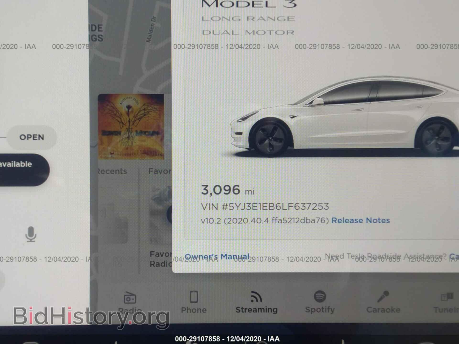 2020 TESLA MODEL 3 - VIN: 5YJ3E1EB6LF637253 - Photo 7