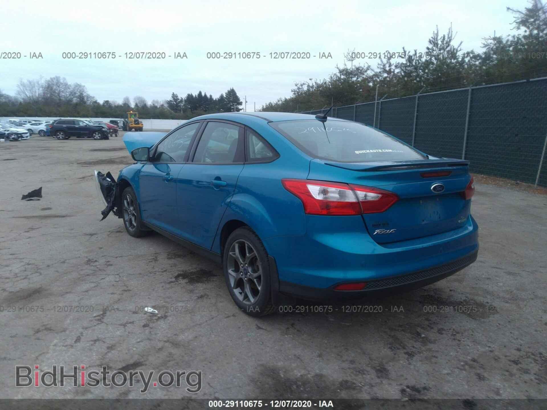 2014 FORD FOCUS - VIN: 1FADP3F25EL106804 - Фото 3