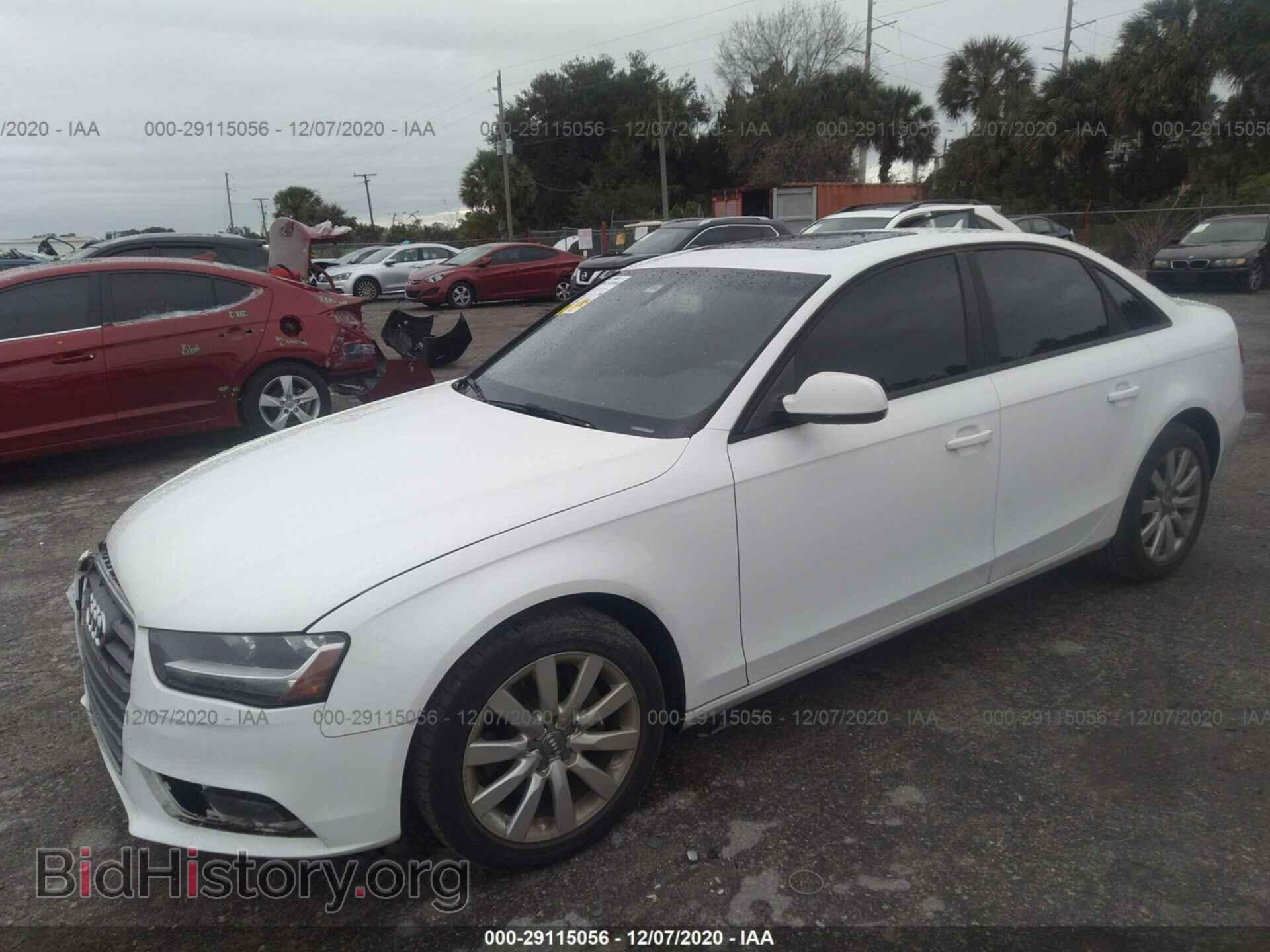 2014 AUDI A4 - VIN: WAUAFAFL6EA075813 - Photo 2