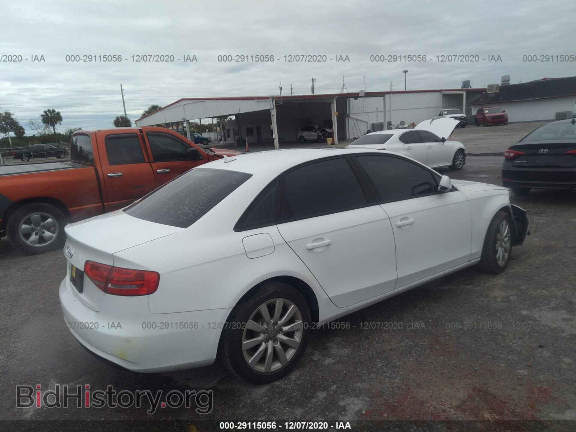 2014 AUDI A4 - VIN: WAUAFAFL6EA075813 - Photo 4