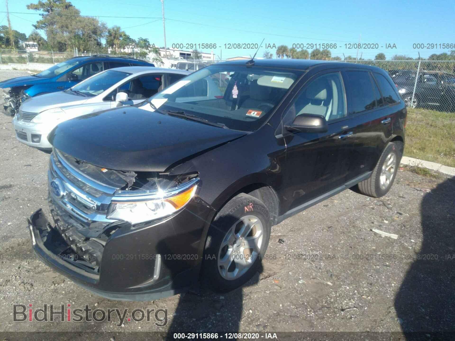 2011 FORD EDGE - VIN: 2FMDK3JC7BBB12829 - Фото 2