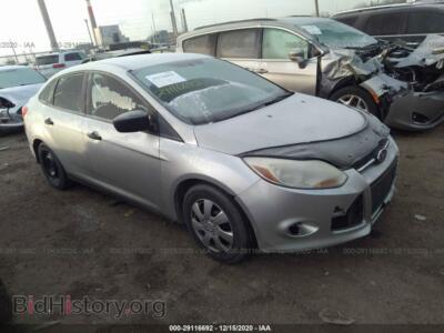 2012 Ford FOCUS S, серебристый — VIN 1FAHP3E28CL182663, IAAI