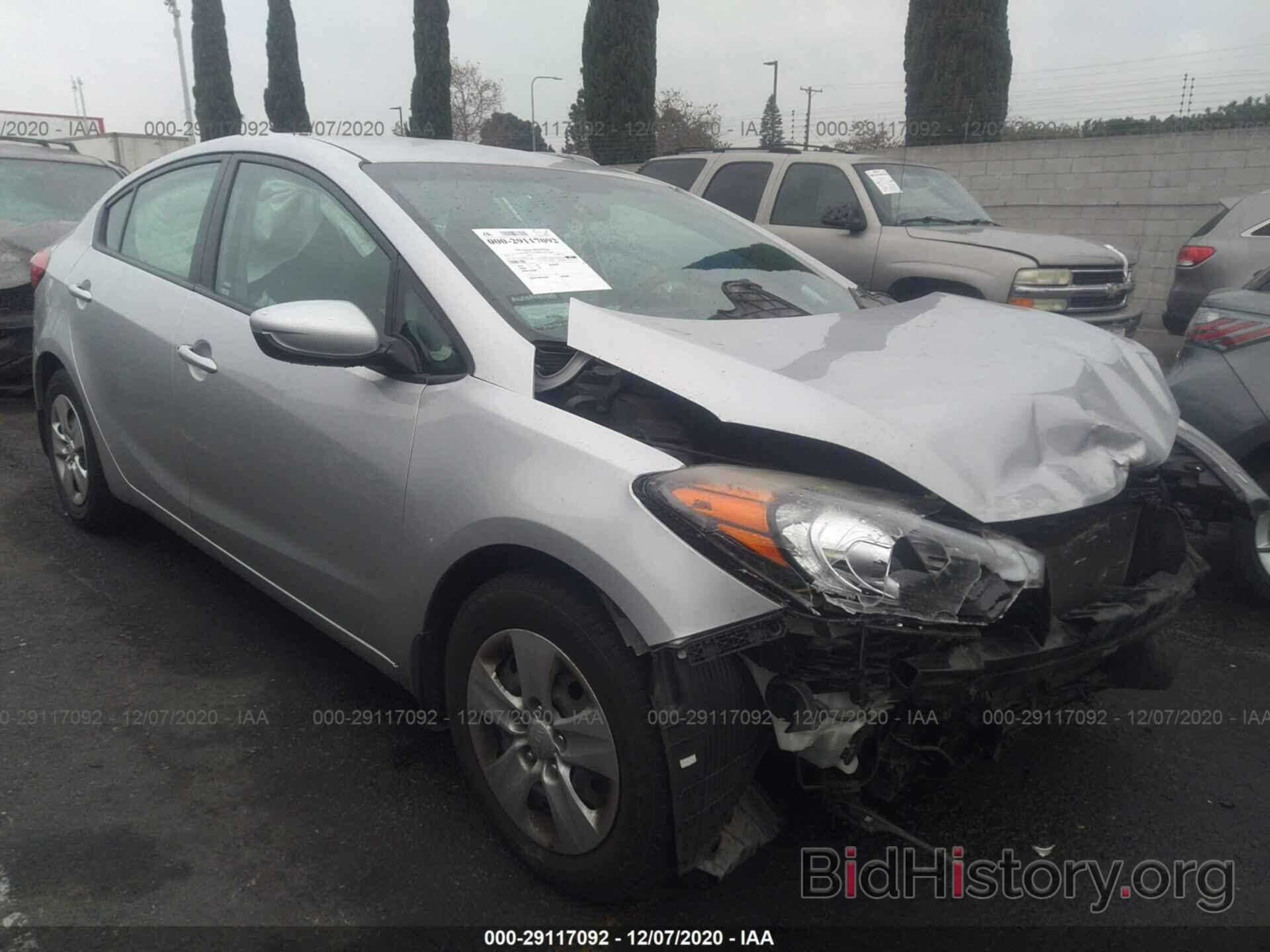 Photo KNAFK4A64F5375932 - KIA FORTE 2015