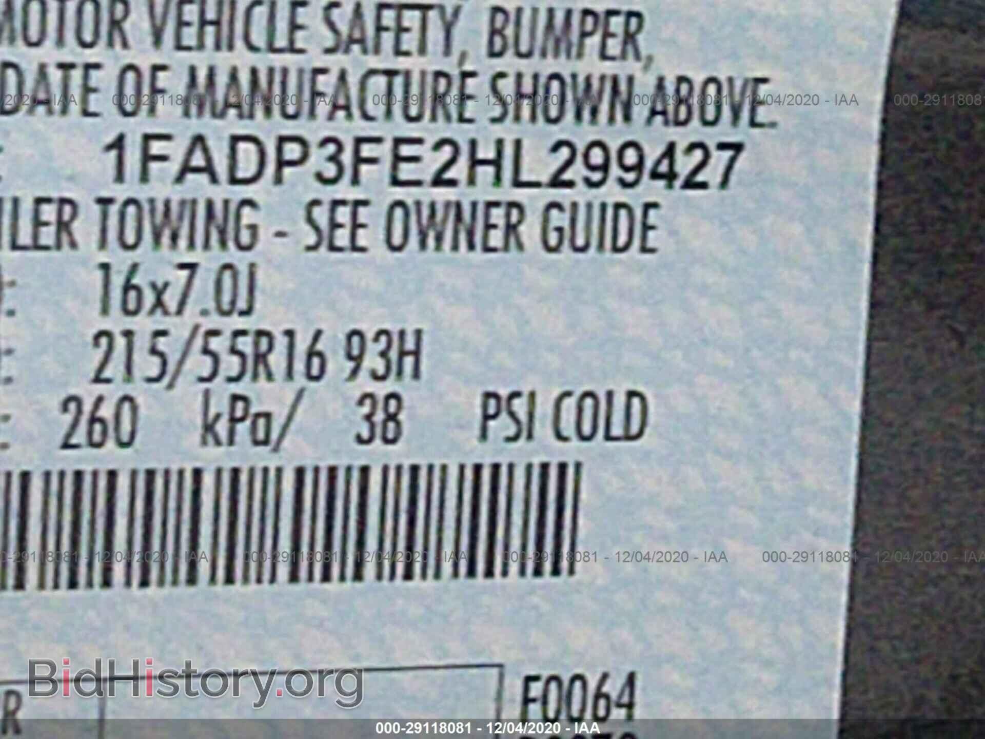 2017 FORD FOCUS - VIN: 1FADP3FE2HL299427 - Фото 9