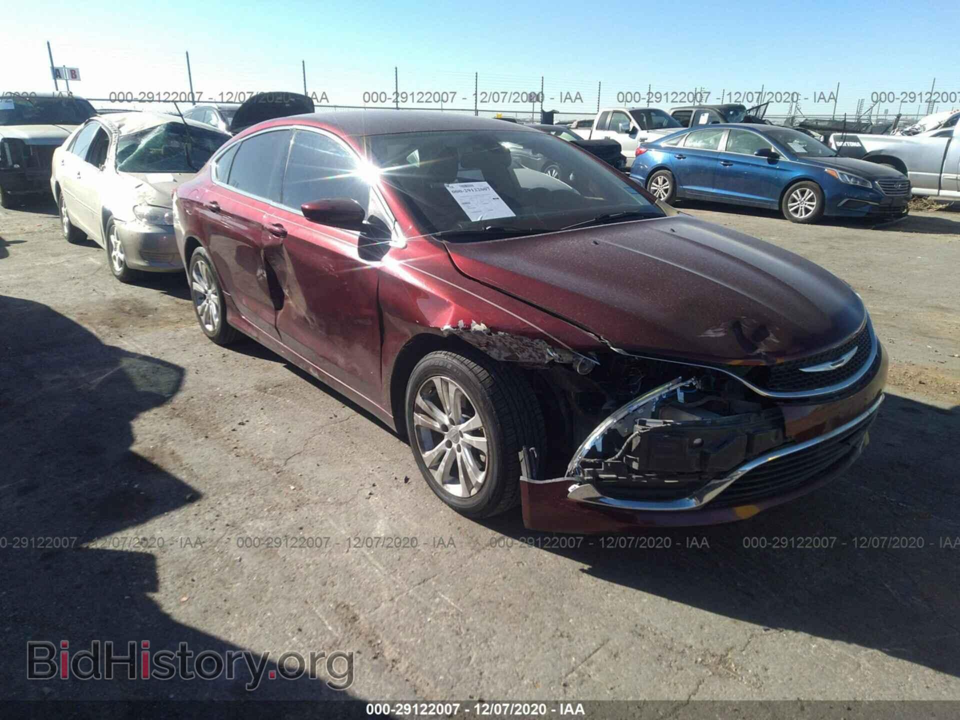 Фотография 1C3CCCAB3FN671751 - CHRYSLER 200 2015