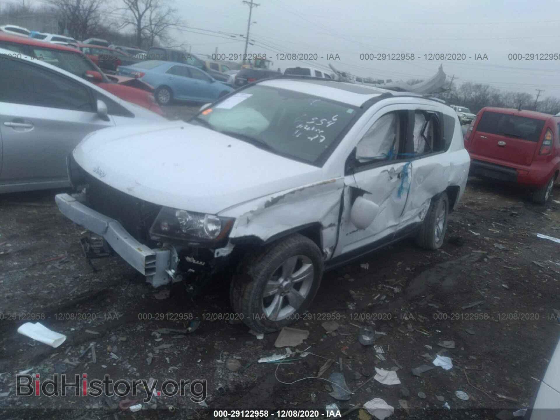 2015 JEEP COMPASS - VIN: 1C4NJDEB2FD366354 - Фото 2