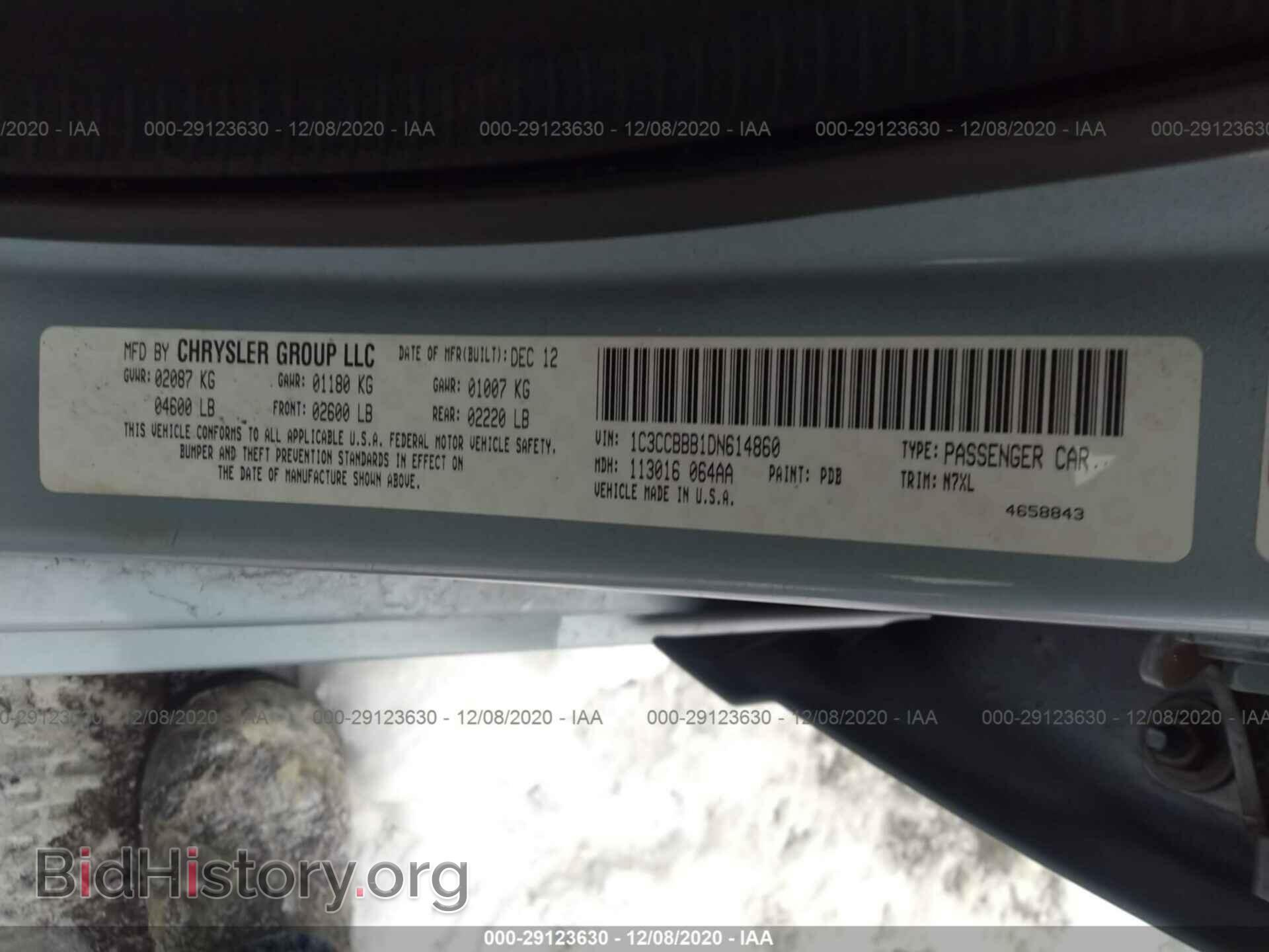 2013 CHRYSLER 200 - VIN: 1C3CCBBB1DN614860 - Photo 9