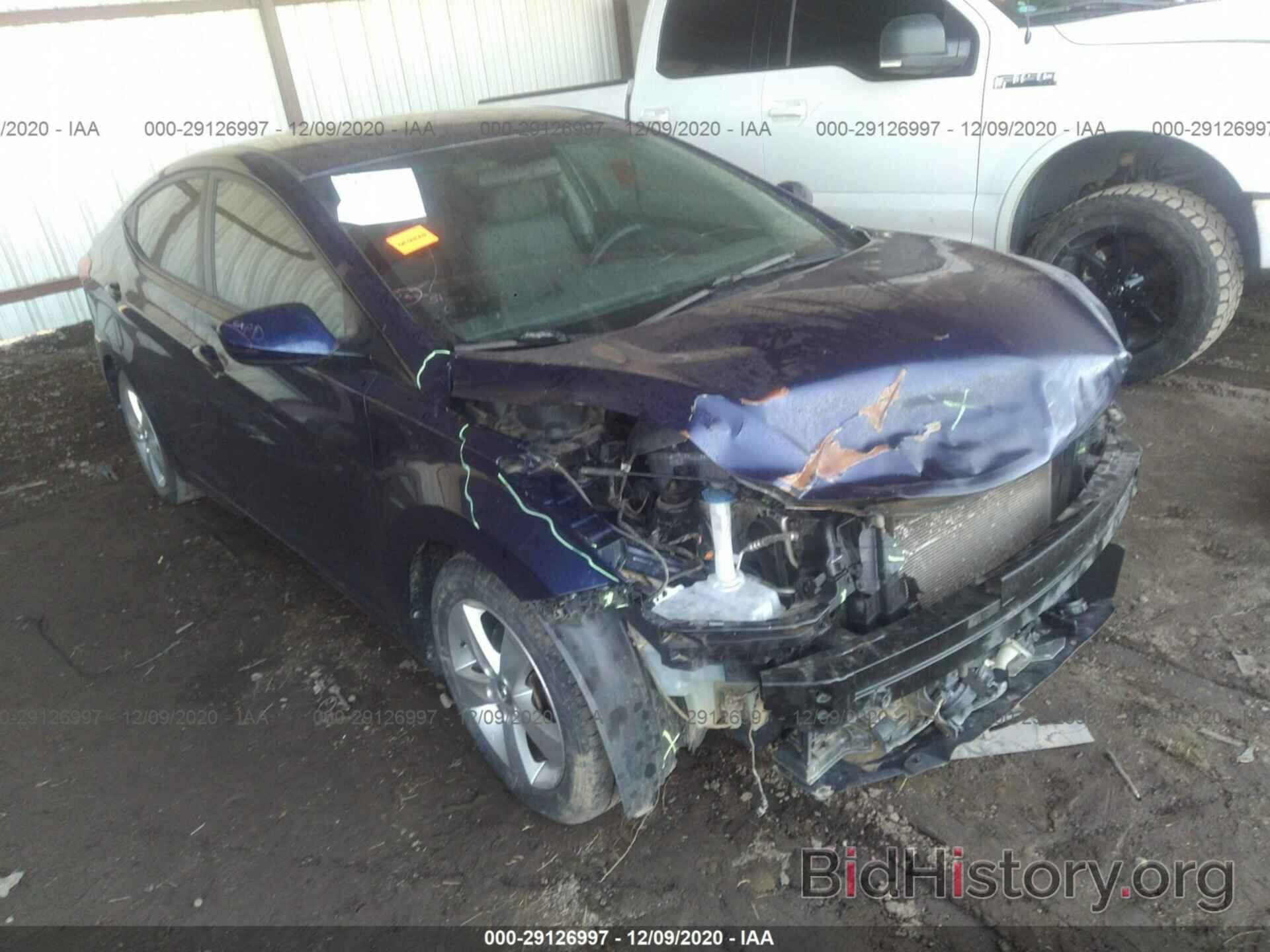 Photo 5NPDH4AE1DH311781 - HYUNDAI ELANTRA 2013