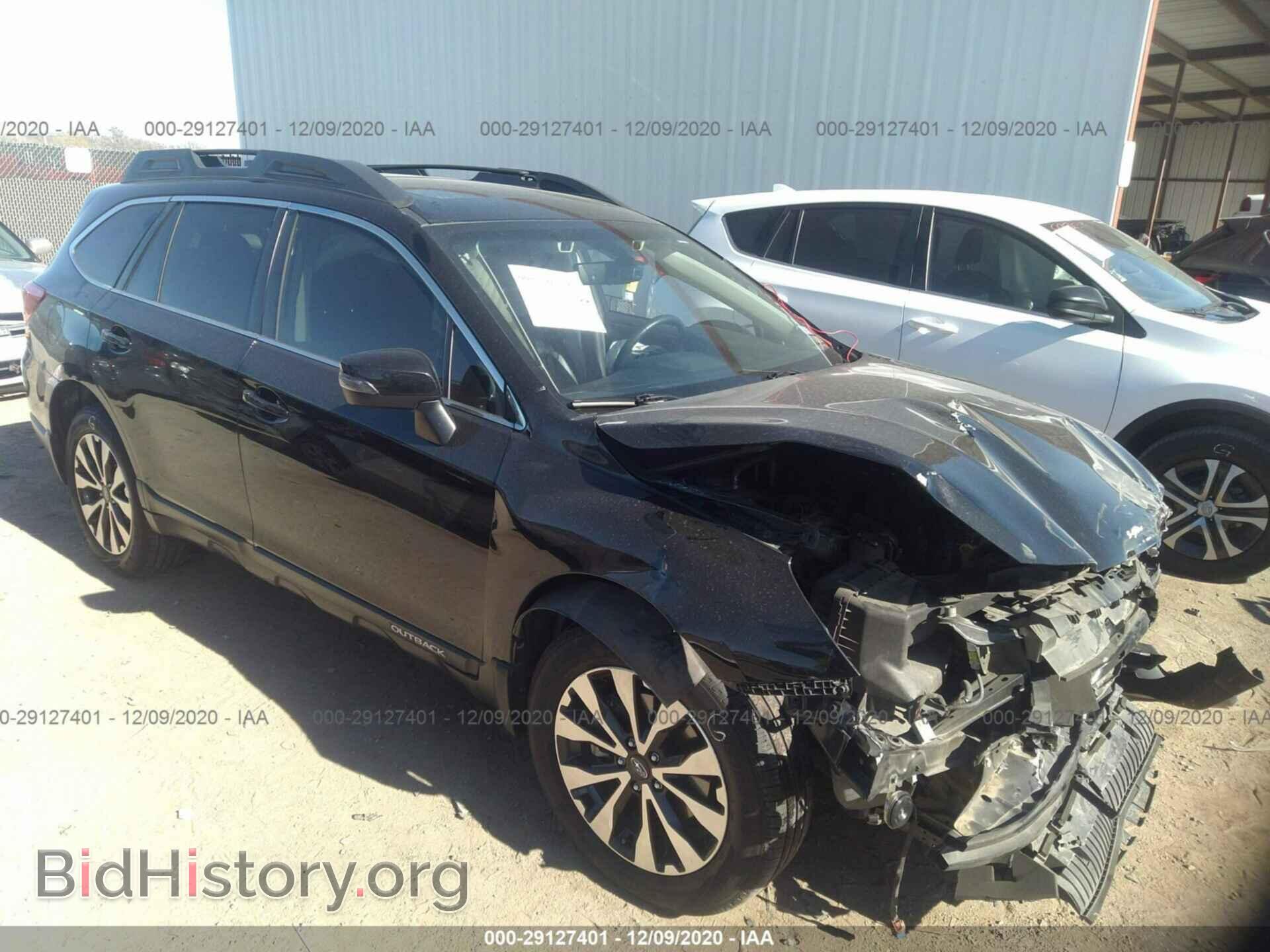 Фотография 4S4BSANC6H3280346 - SUBARU OUTBACK 2017