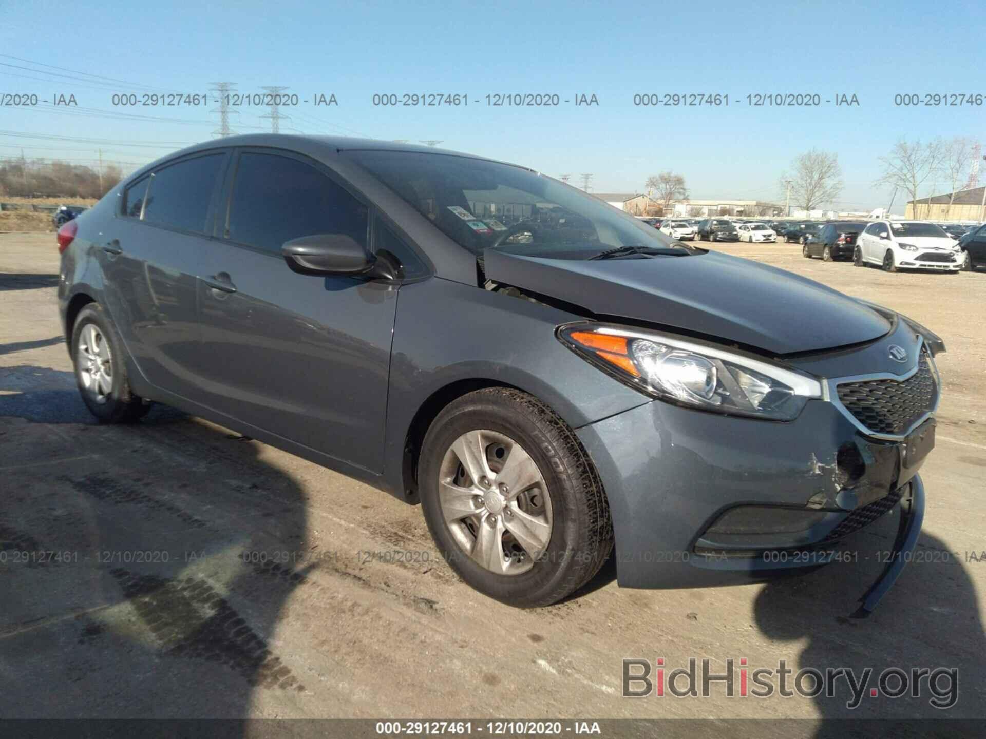 Photo KNAFK4A68G5610012 - KIA FORTE 2016