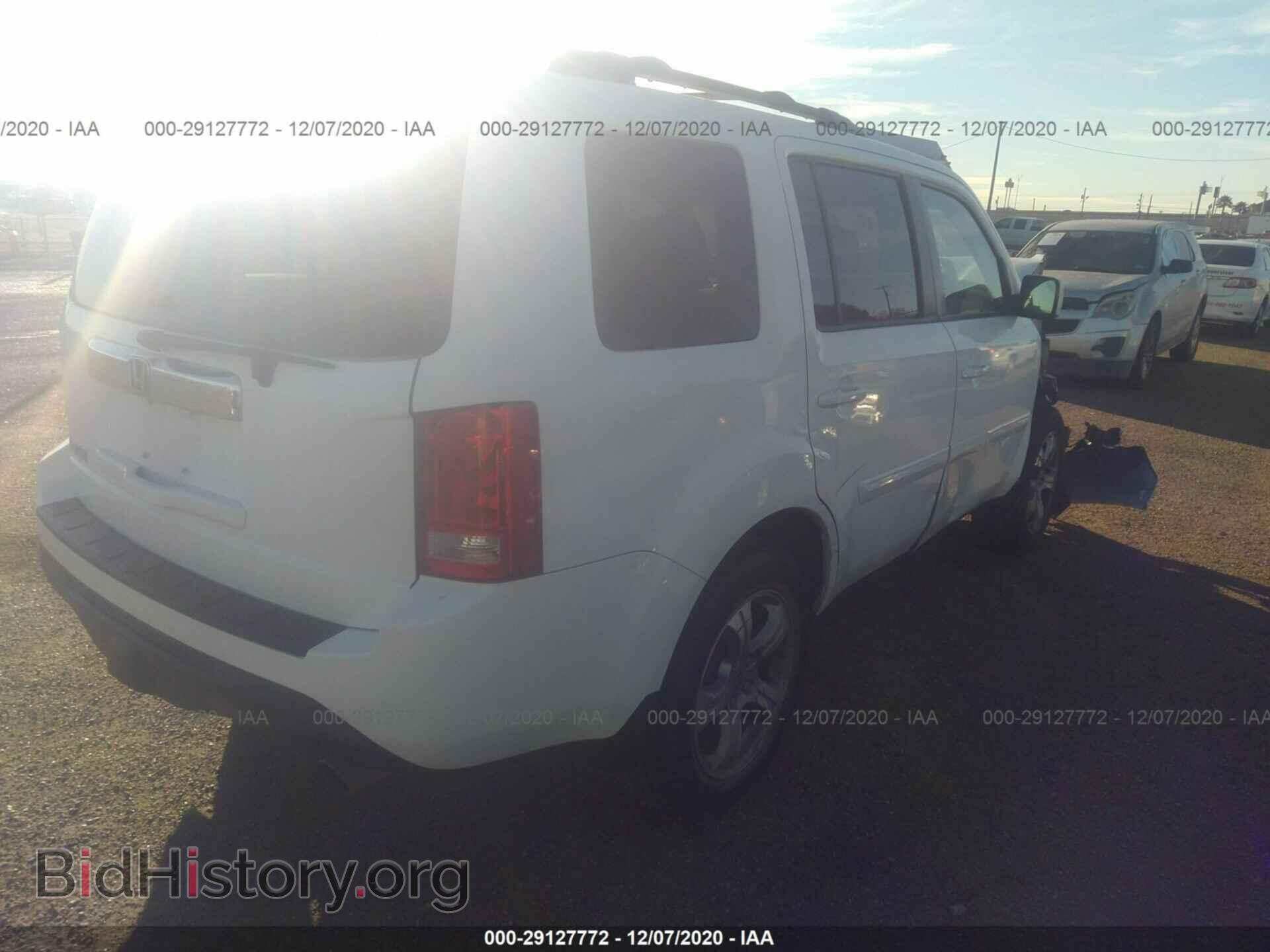 2014 HONDA PILOT - VIN: 5FNYF3H50EB008157 - Фото 3