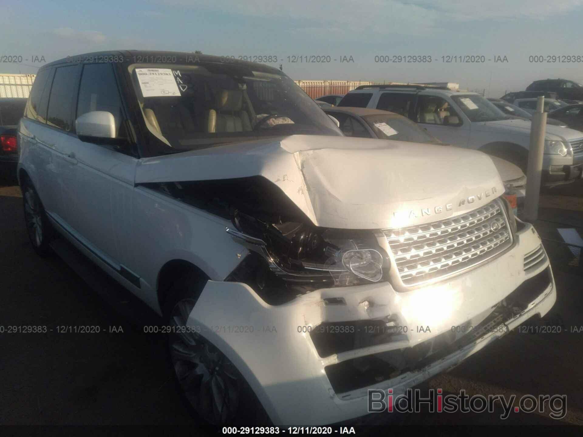 Photo SALGS2EF2GA246286 - LAND ROVER RANGE ROVER 2016