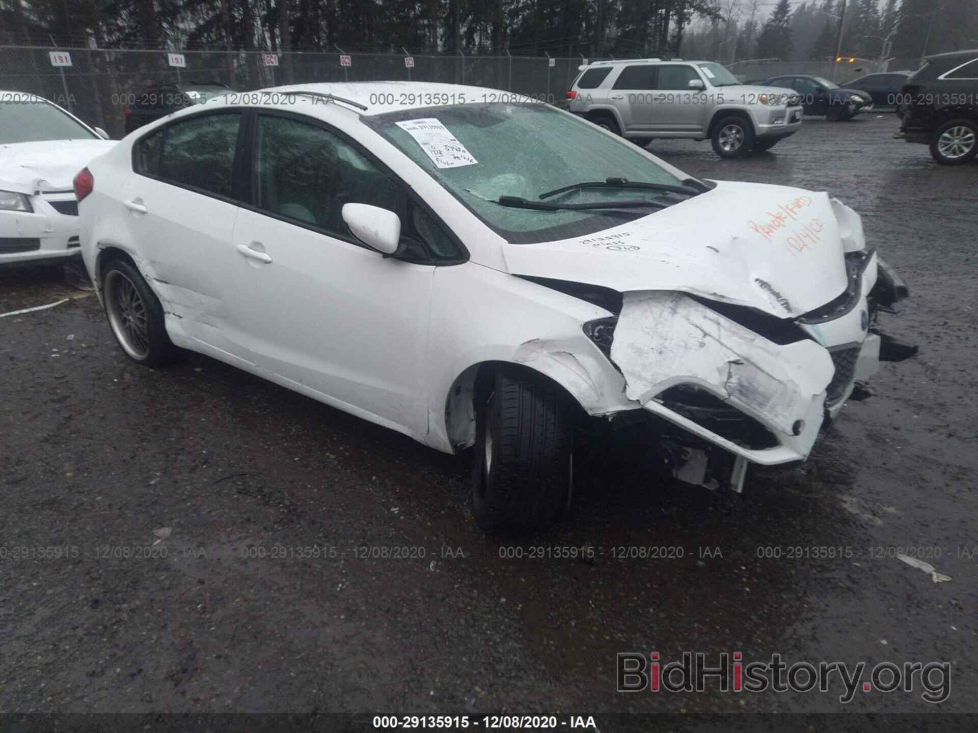 Photo KNAFK4A67G5449636 - KIA FORTE 2016