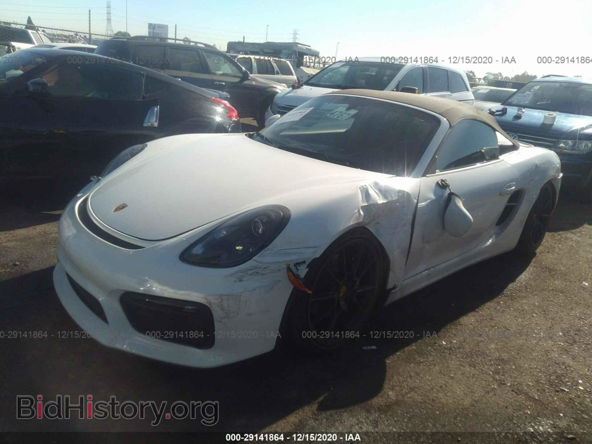 2016 PORSCHE BOXSTER - VIN: WP0CC2A80GS152623 - Фото 2