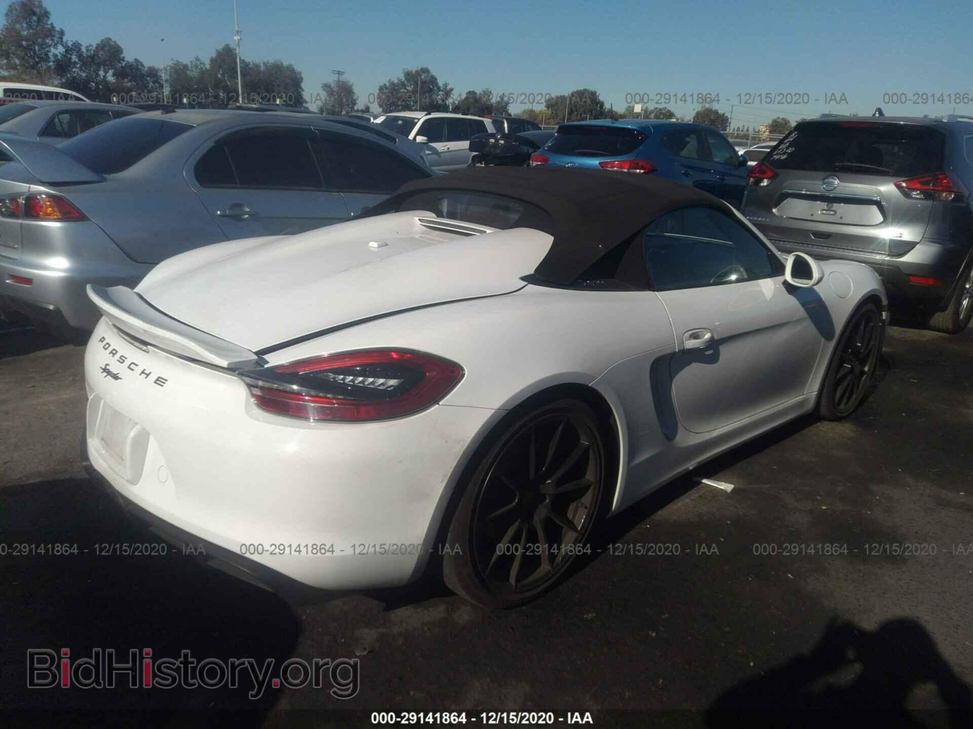 2016 PORSCHE BOXSTER - VIN: WP0CC2A80GS152623 - Фото 4