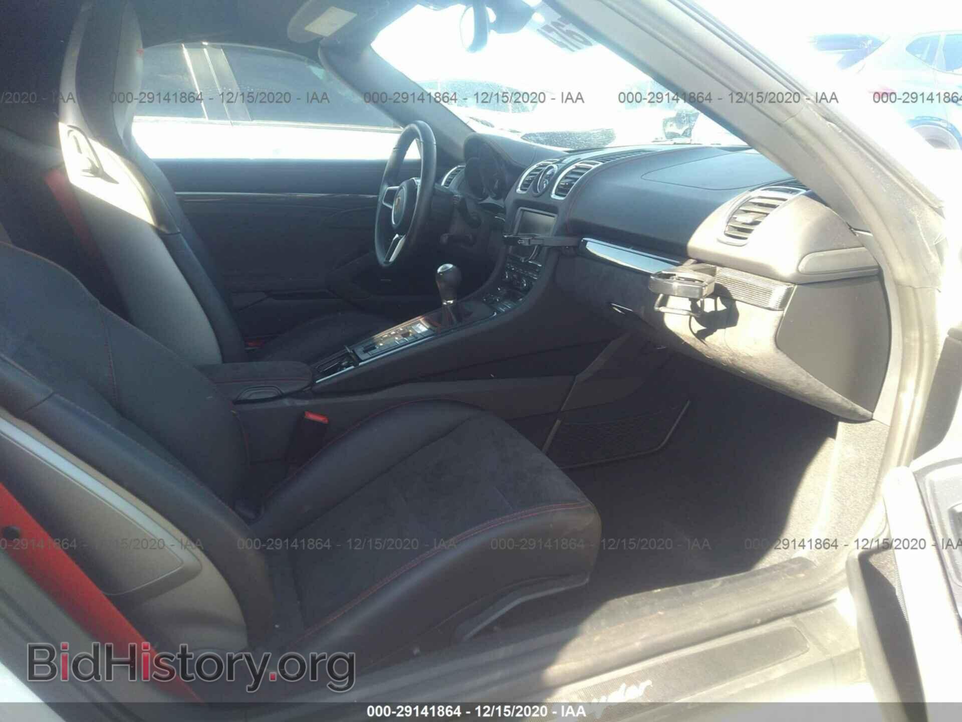 2016 PORSCHE BOXSTER - VIN: WP0CC2A80GS152623 - Фото 5