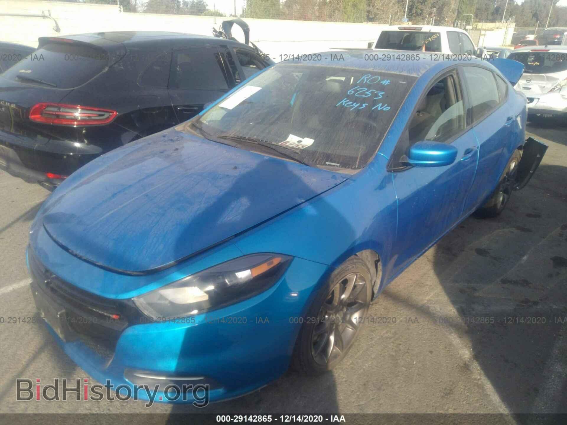 2016 DODGE DART - VIN: 1C3CDFAA6GD529598 - Фото 2