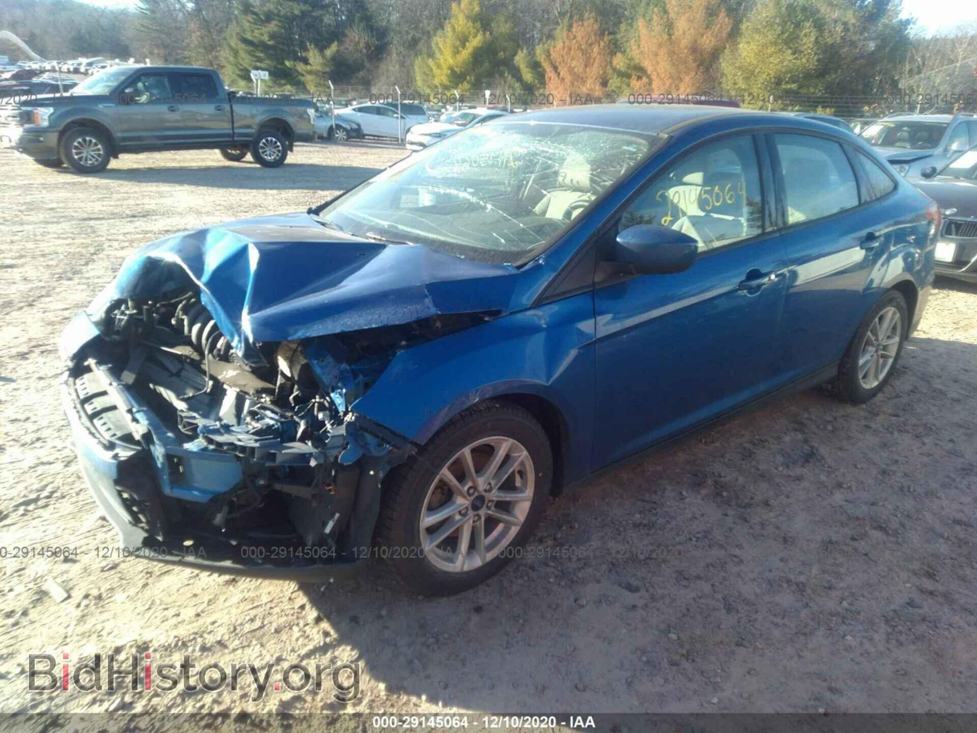 2018 FORD FOCUS - VIN: 1FADP3F28JL295801 - Фото 2