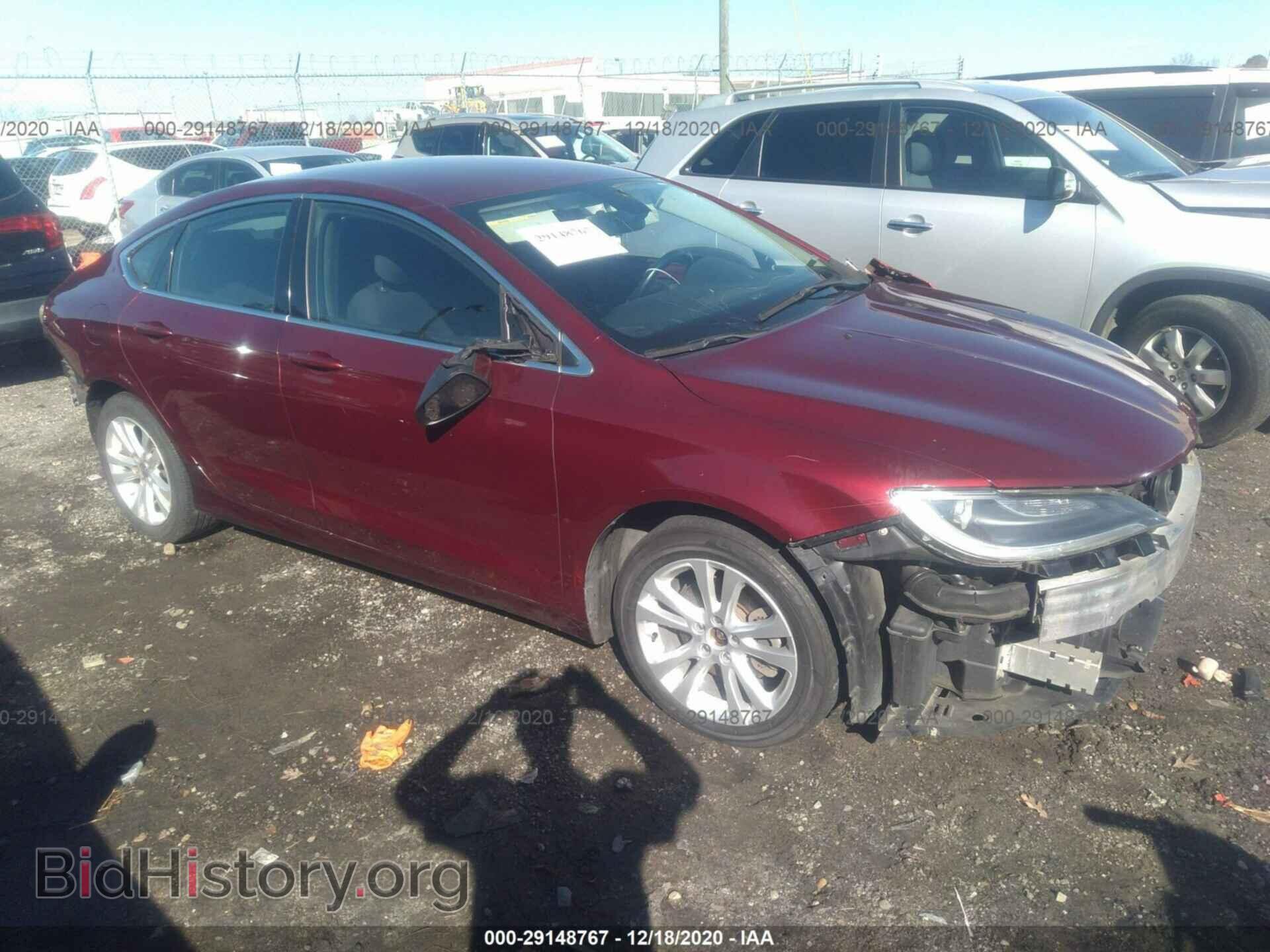 Фотография 1C3CCCAB8FN611917 - CHRYSLER 200 2015