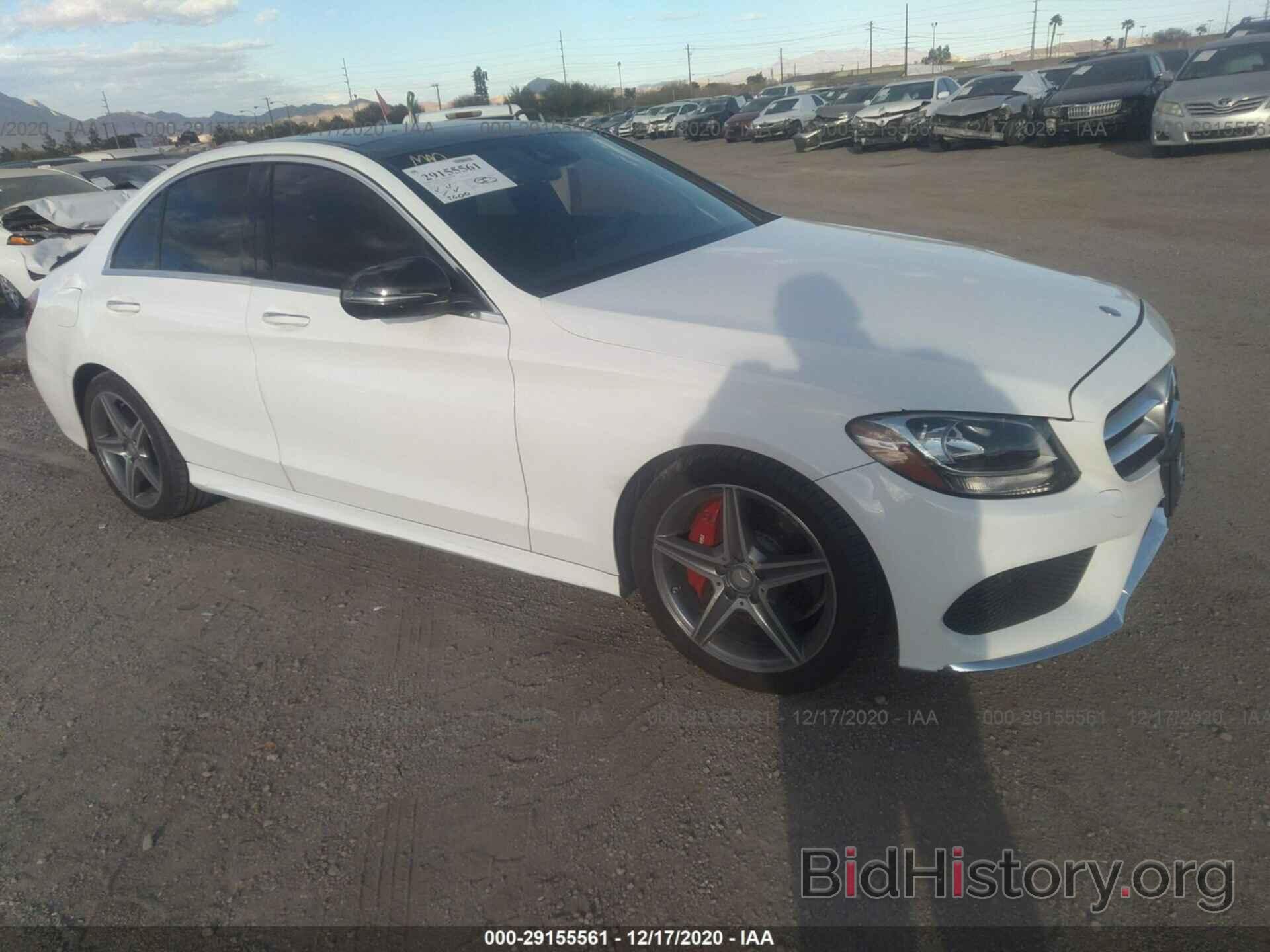 Photo 55SWF4JB9GU122351 - MERCEDES-BENZ C-CLASS 2016